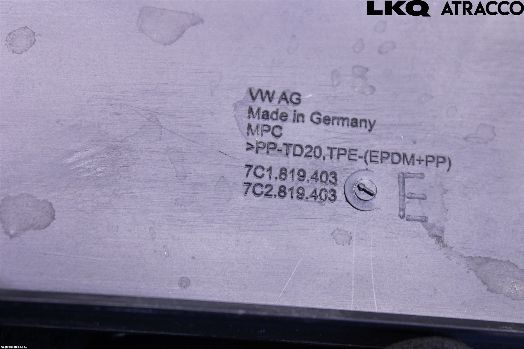 Volkswagen VW CRAFTER II / E-CRAFTER 17- Torpedplåt-Torpedplast