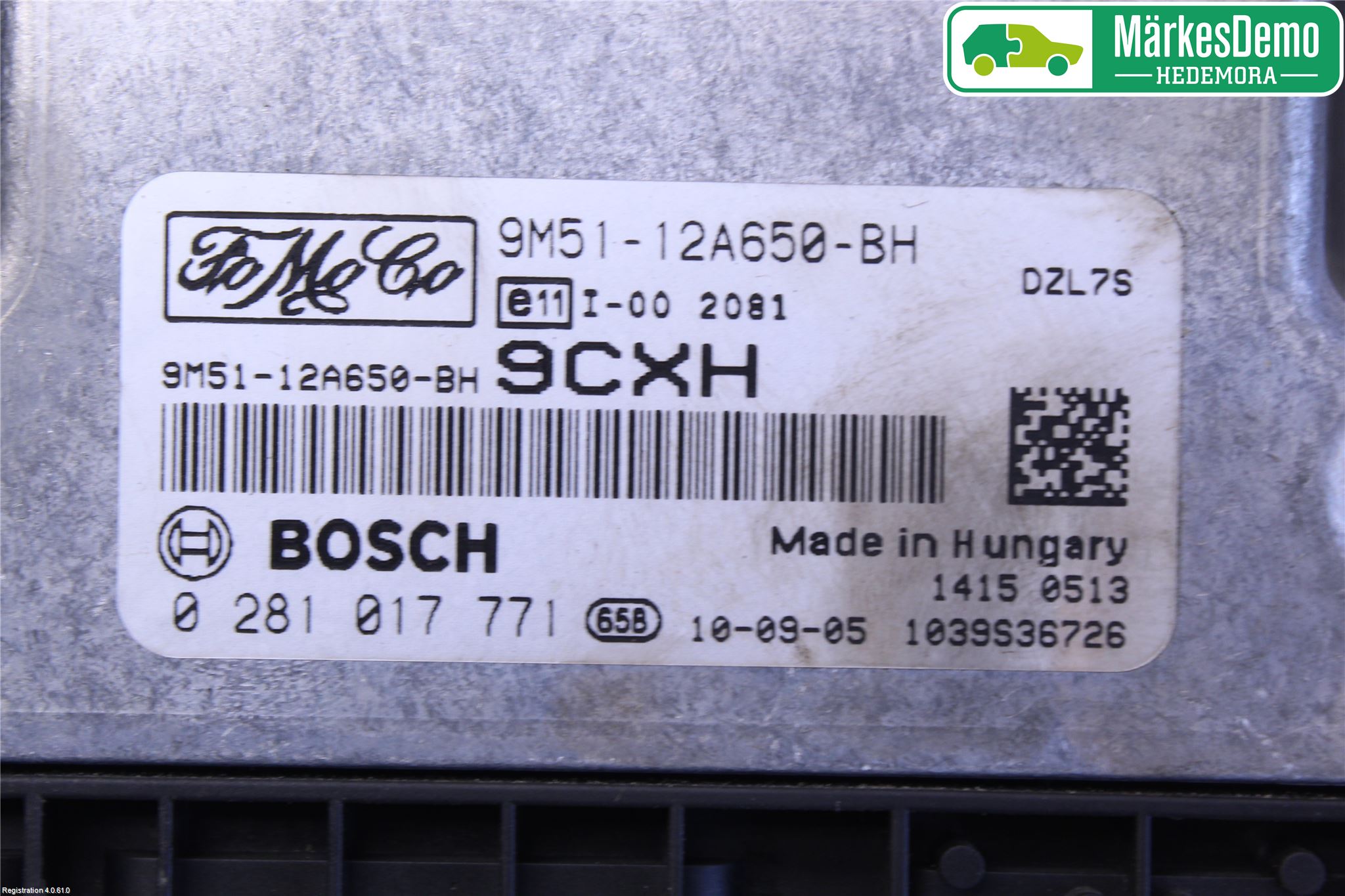 Ford FOCUS 08-11 Styrenhet Insprut Bensin