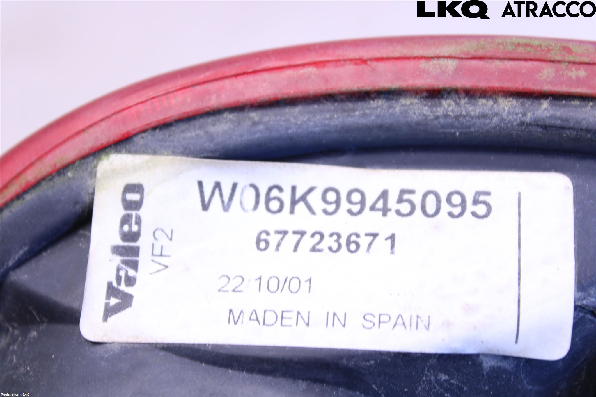 Volkswagen VW CADDY SKÅP    96-03 Bakljus Vänster