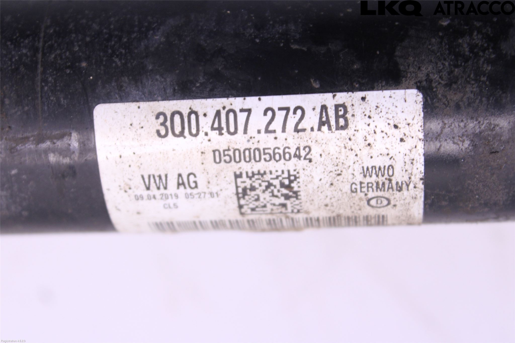 Volkswagen VW CADDY 16-20 Drivaxel Fram Höger