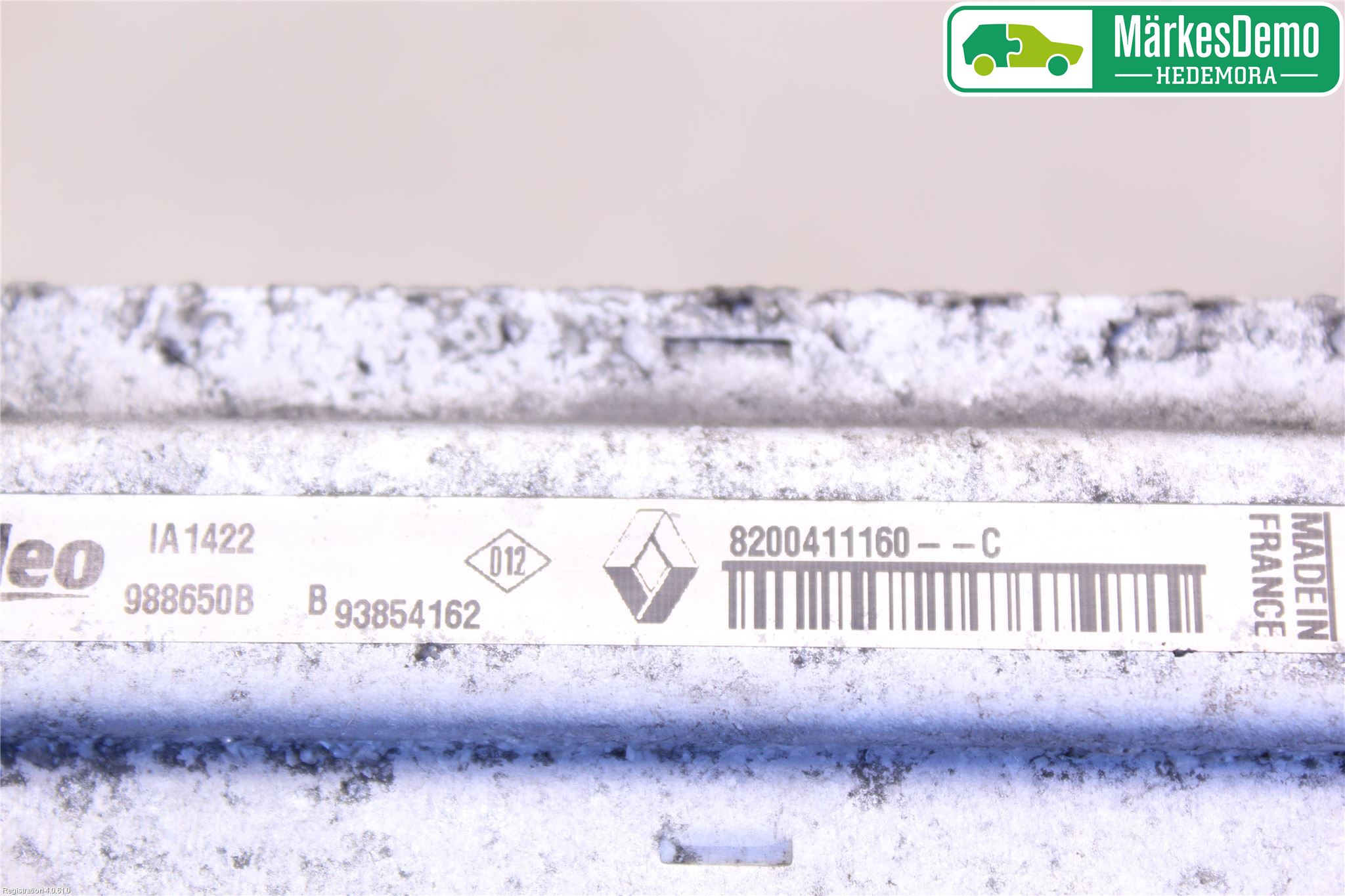 Opel VIVARO 01-14 Laddluft-Intercooler Kyl