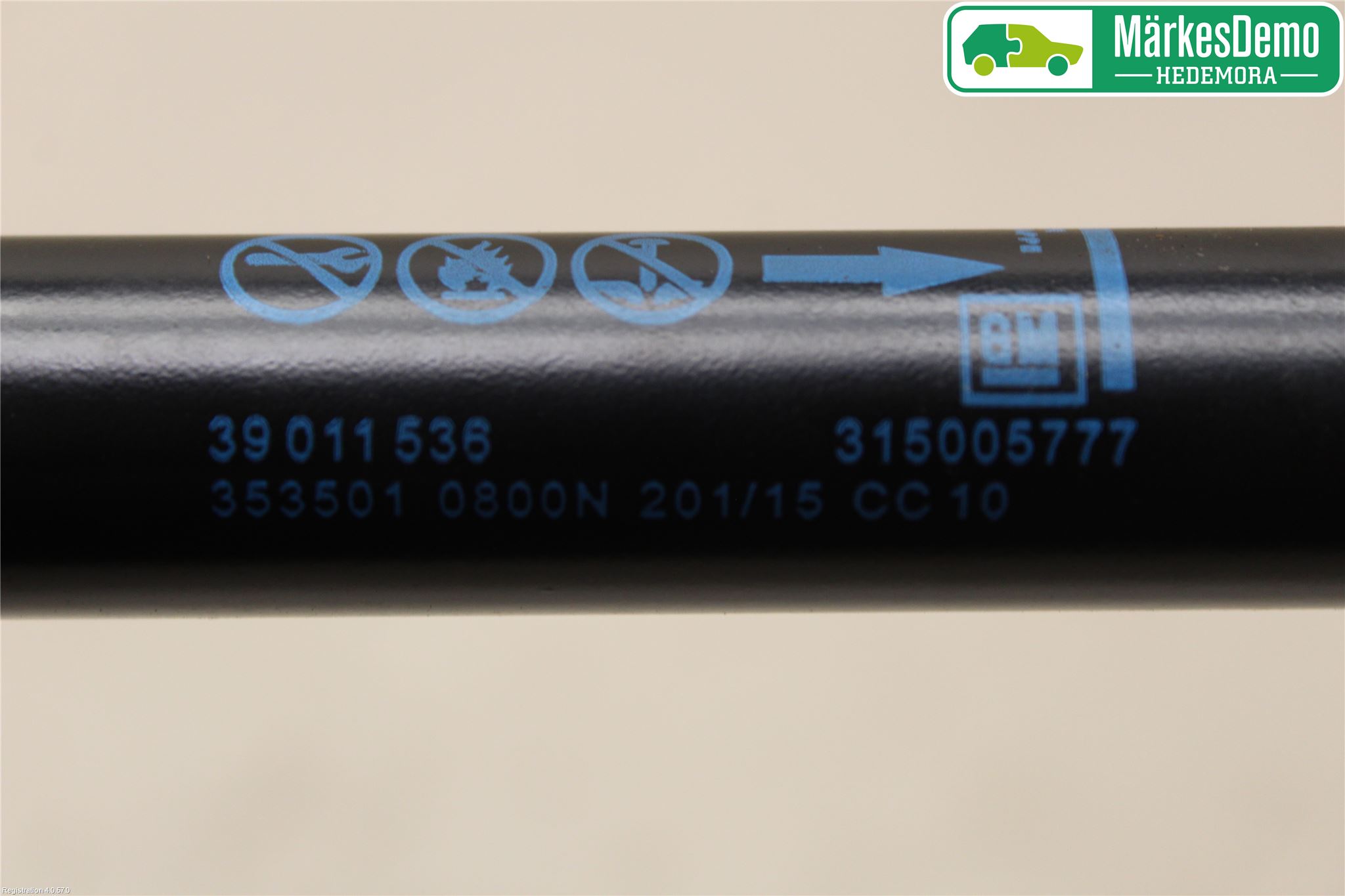 Opel INSIGNIA 09-16 Gasfjäder Baklucka