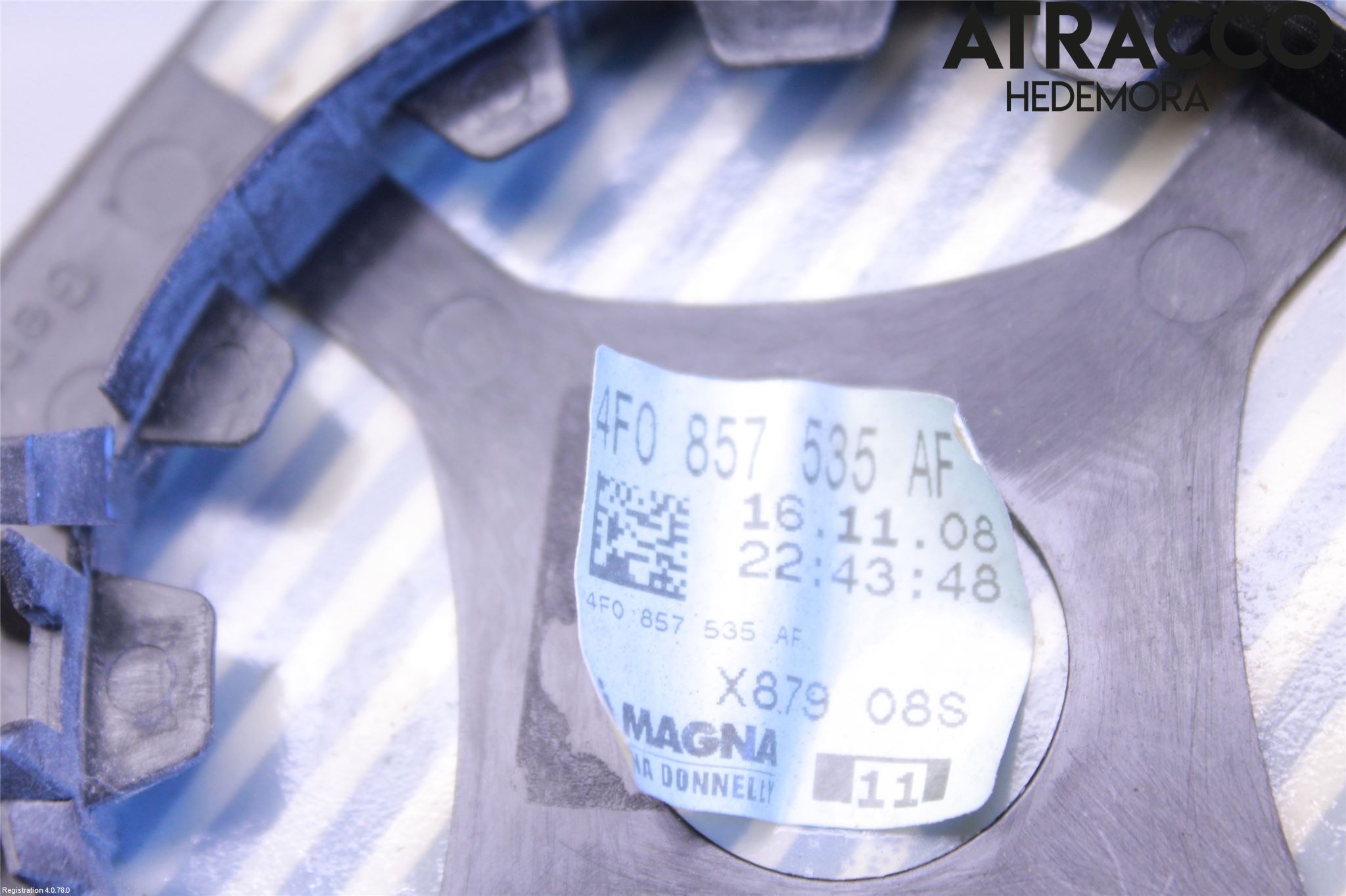 Audi A4/S4 08-11 Spegelglas Vä