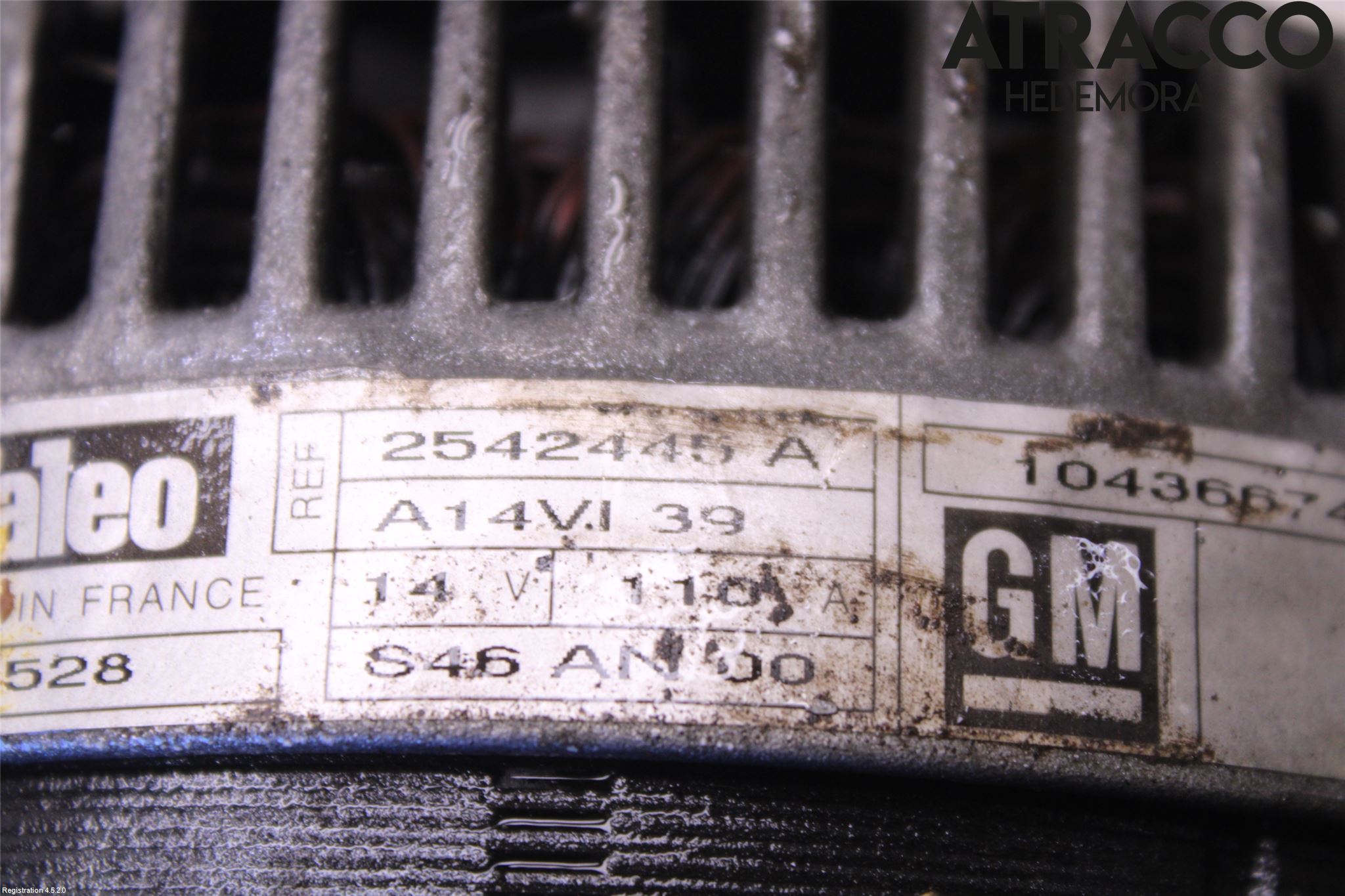 Chevrolet CORVETTE Generator