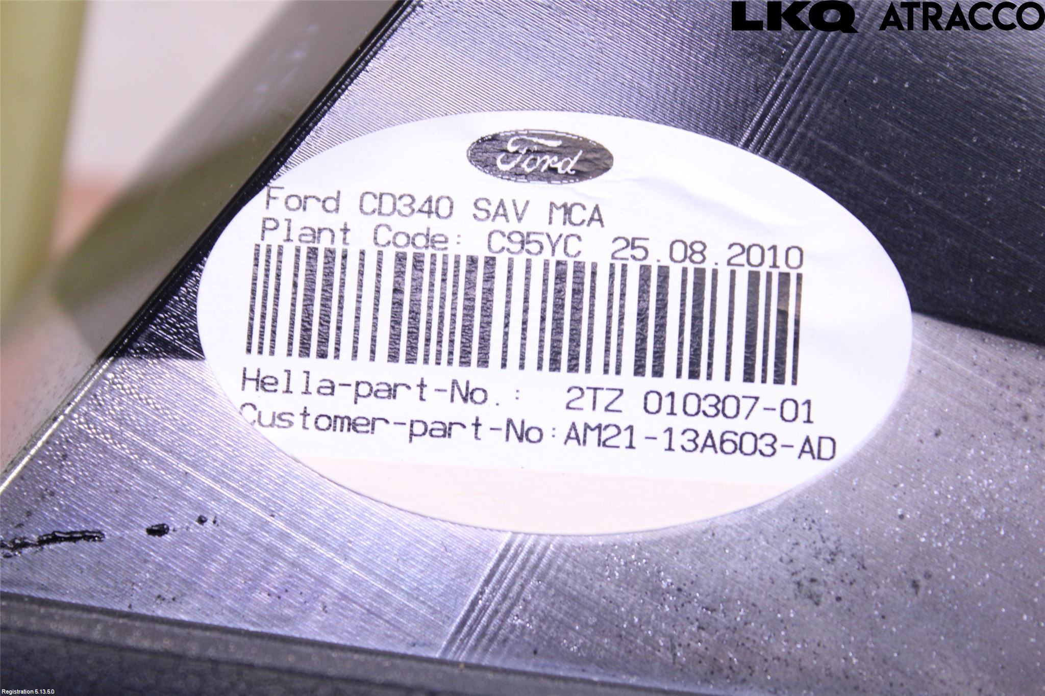 Ford S-MAX 06-15 Bakljus Lucka Vä