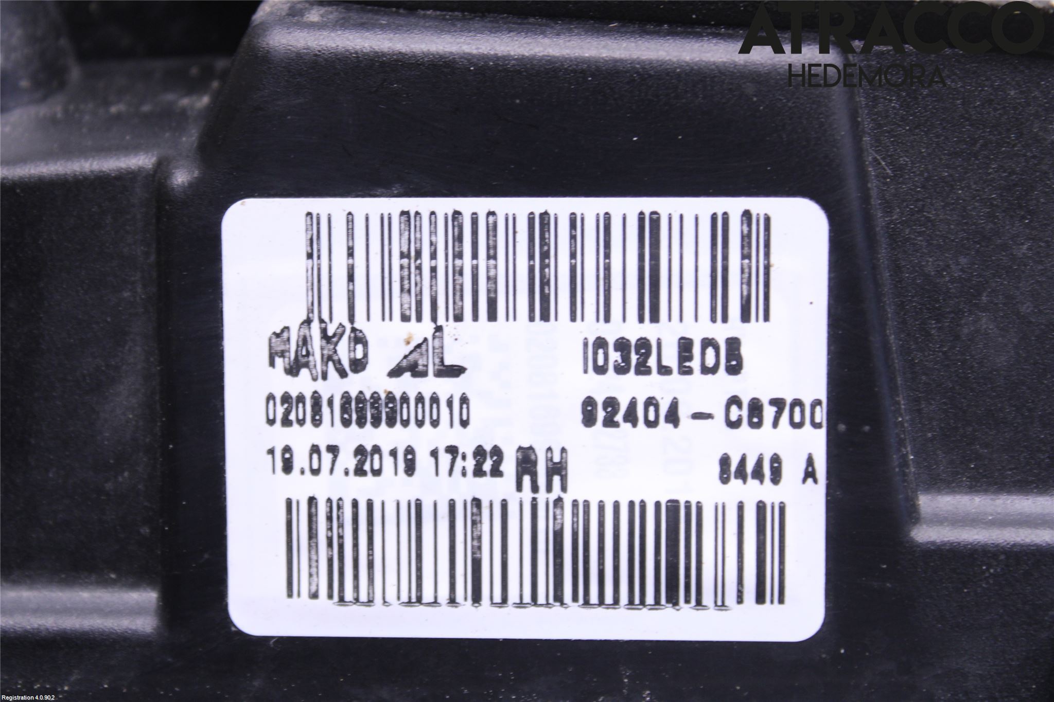 Hyundai i20 GB 15-20 Bakljus Lucka Hö