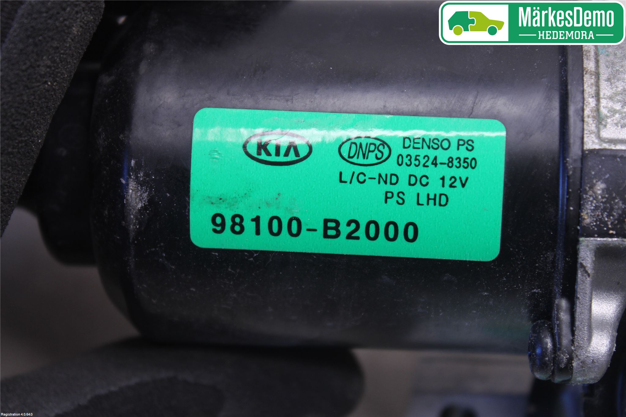 Kia SOUL 09- Torkarmotor Vindruta