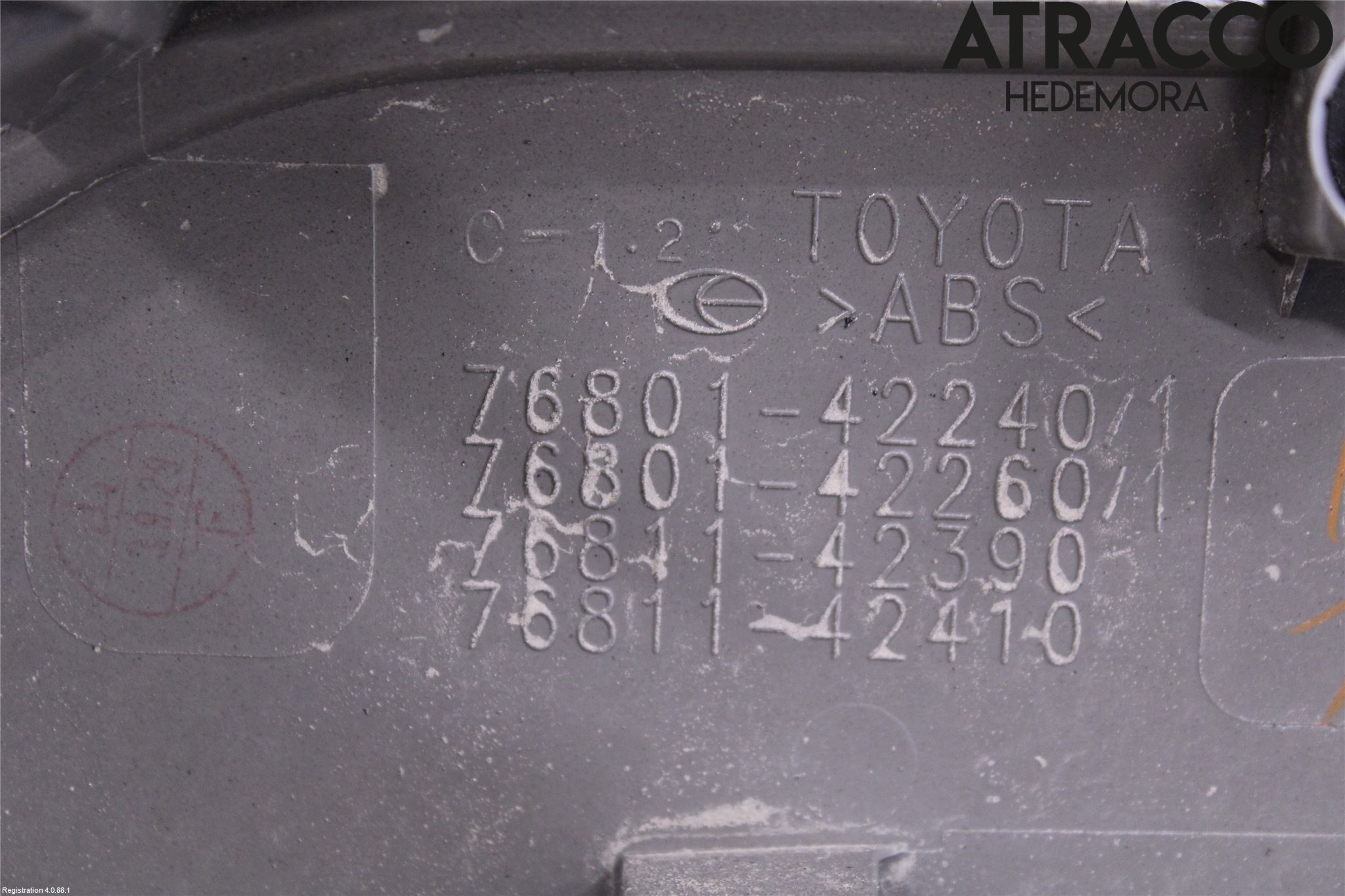Toyota RAV4 19- List Bak-Baklucka