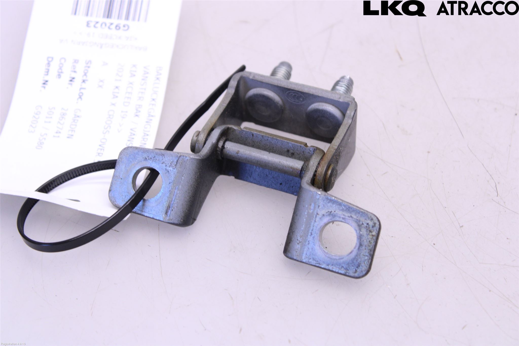 Kia XCEED 19- Bakluckegångjärn Vä