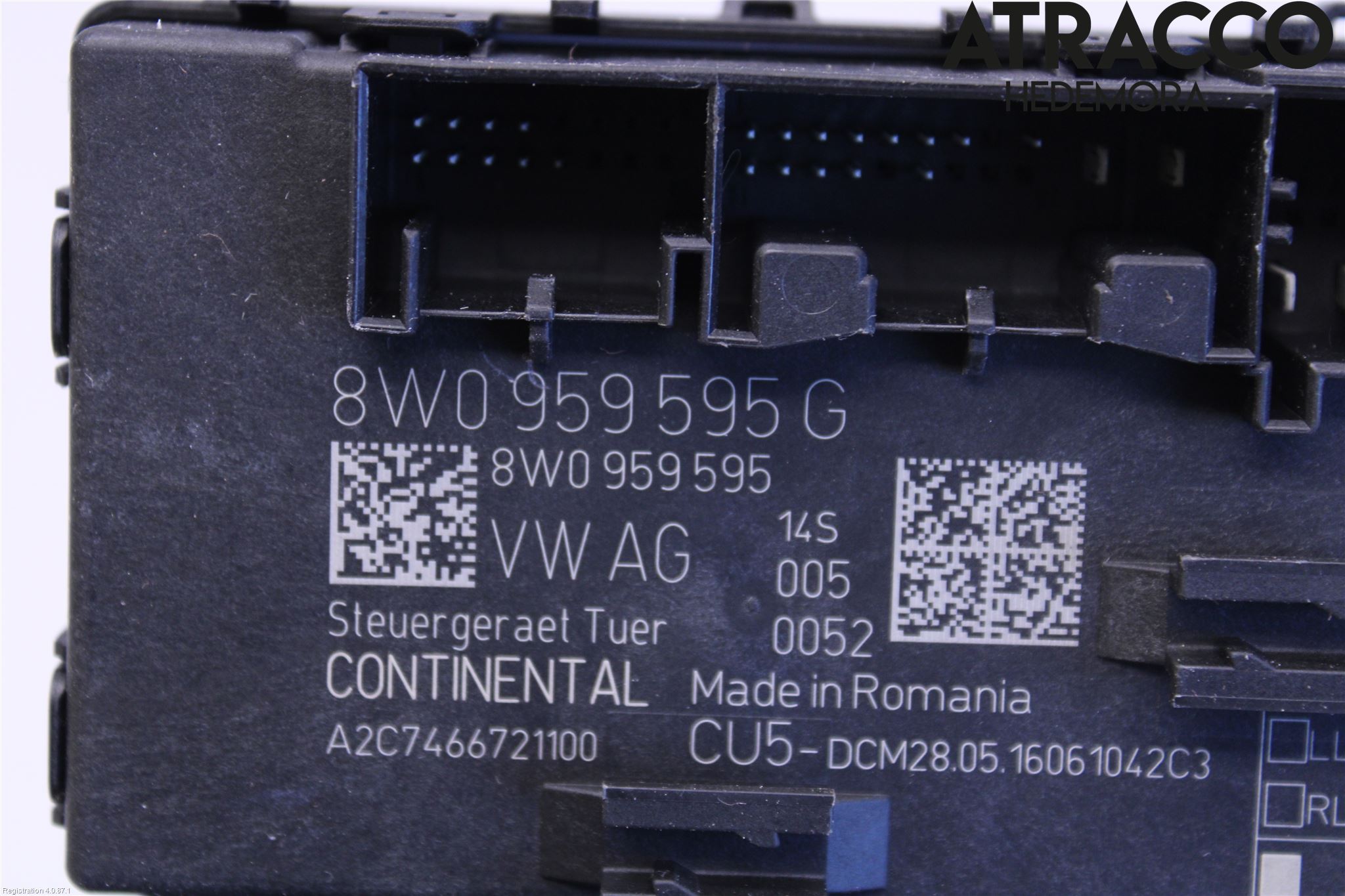 Audi A4/S4 B9 16-19 Styrenhet Dörr