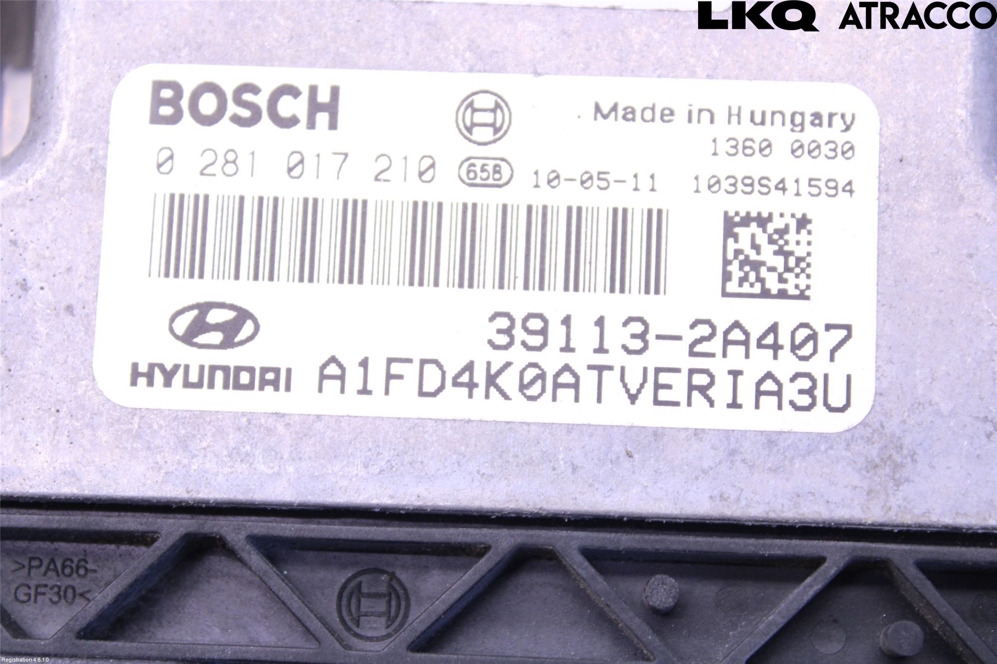 Hyundai i30 FD 07-12 Styrenhet Inspump Diesel