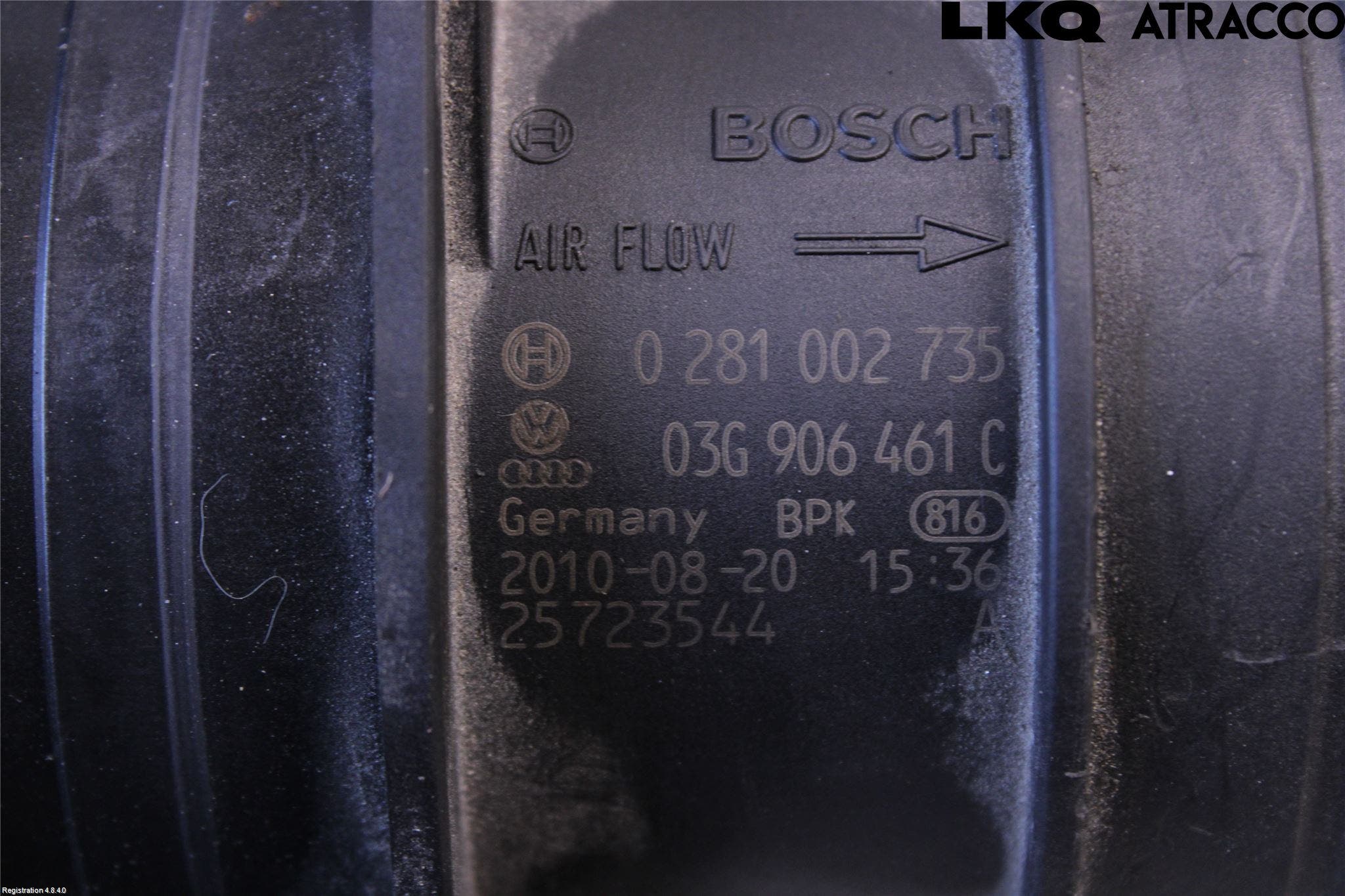 Audi A4/S4 08-11 Injluftmassamätare