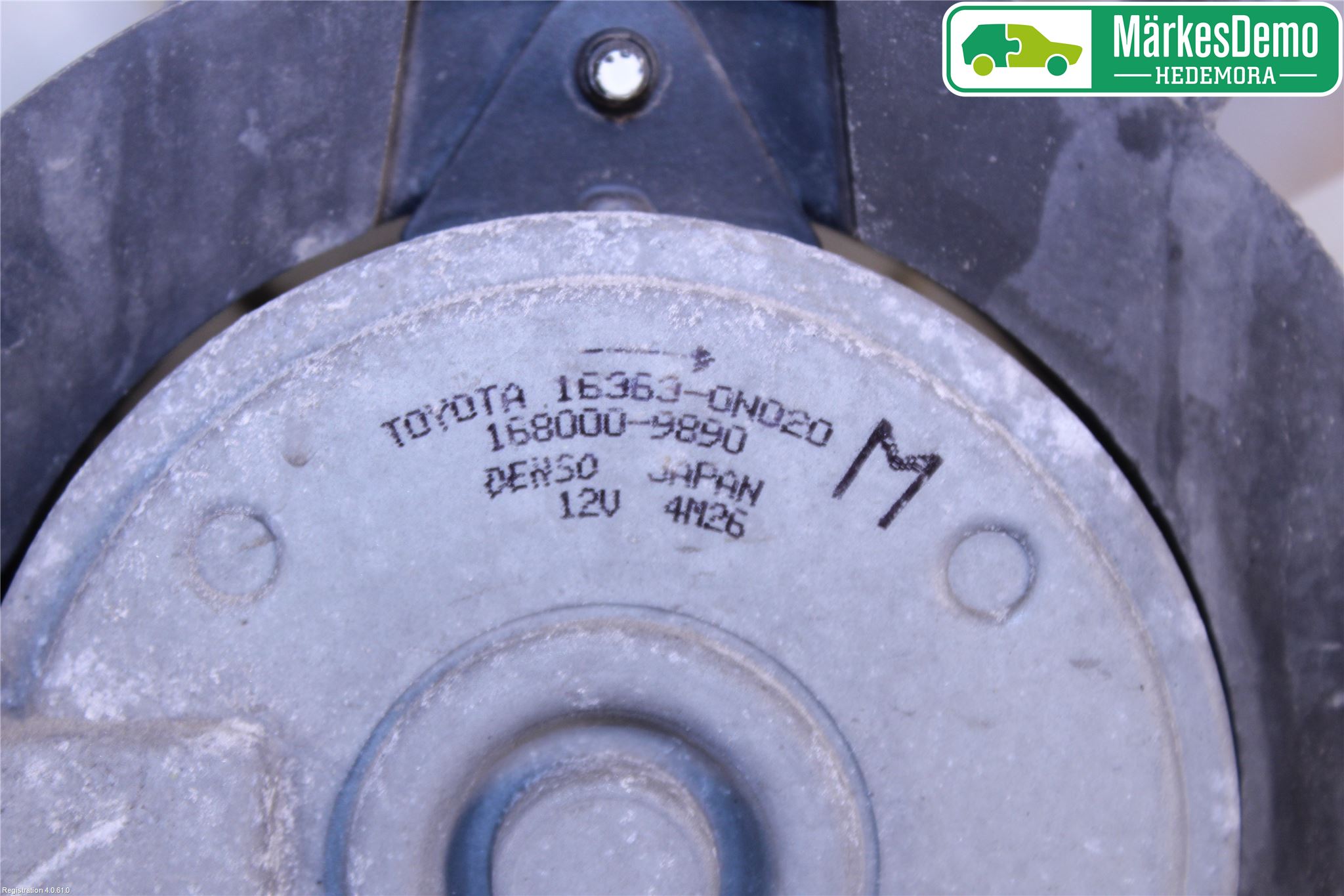 Toyota AURIS 10-12 Kylfläkt El