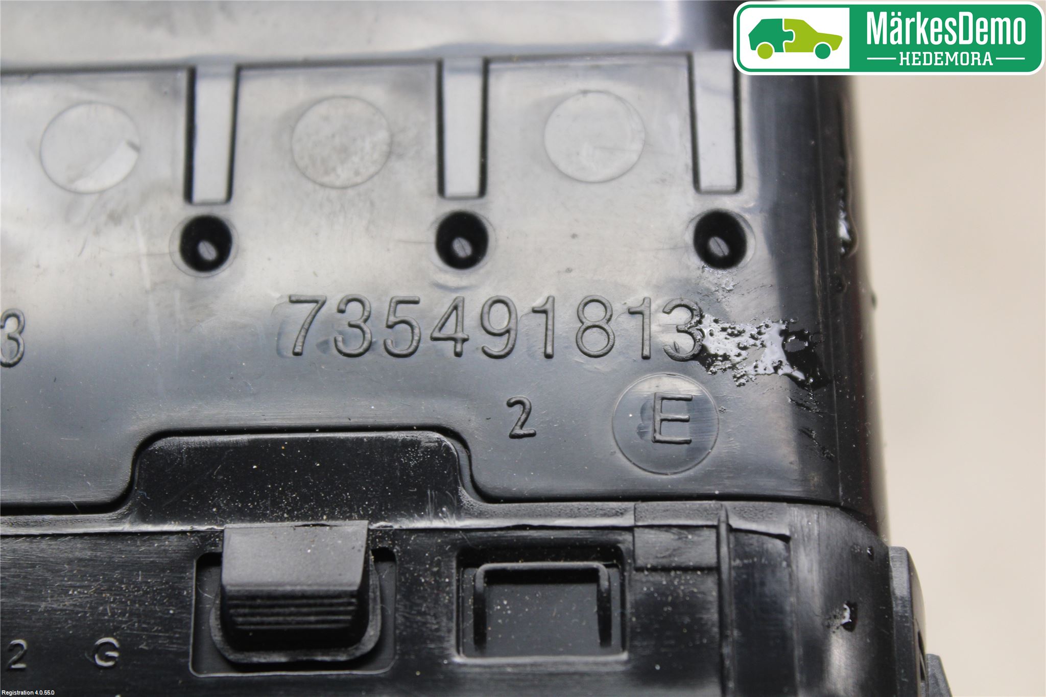 Fiat PANDA 12- Defrosterkanal-Munstycke