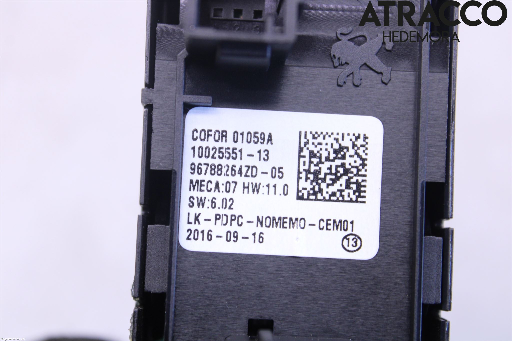 Citroen C4 GRAND PICASSO 14-18 Strömställare Elhiss