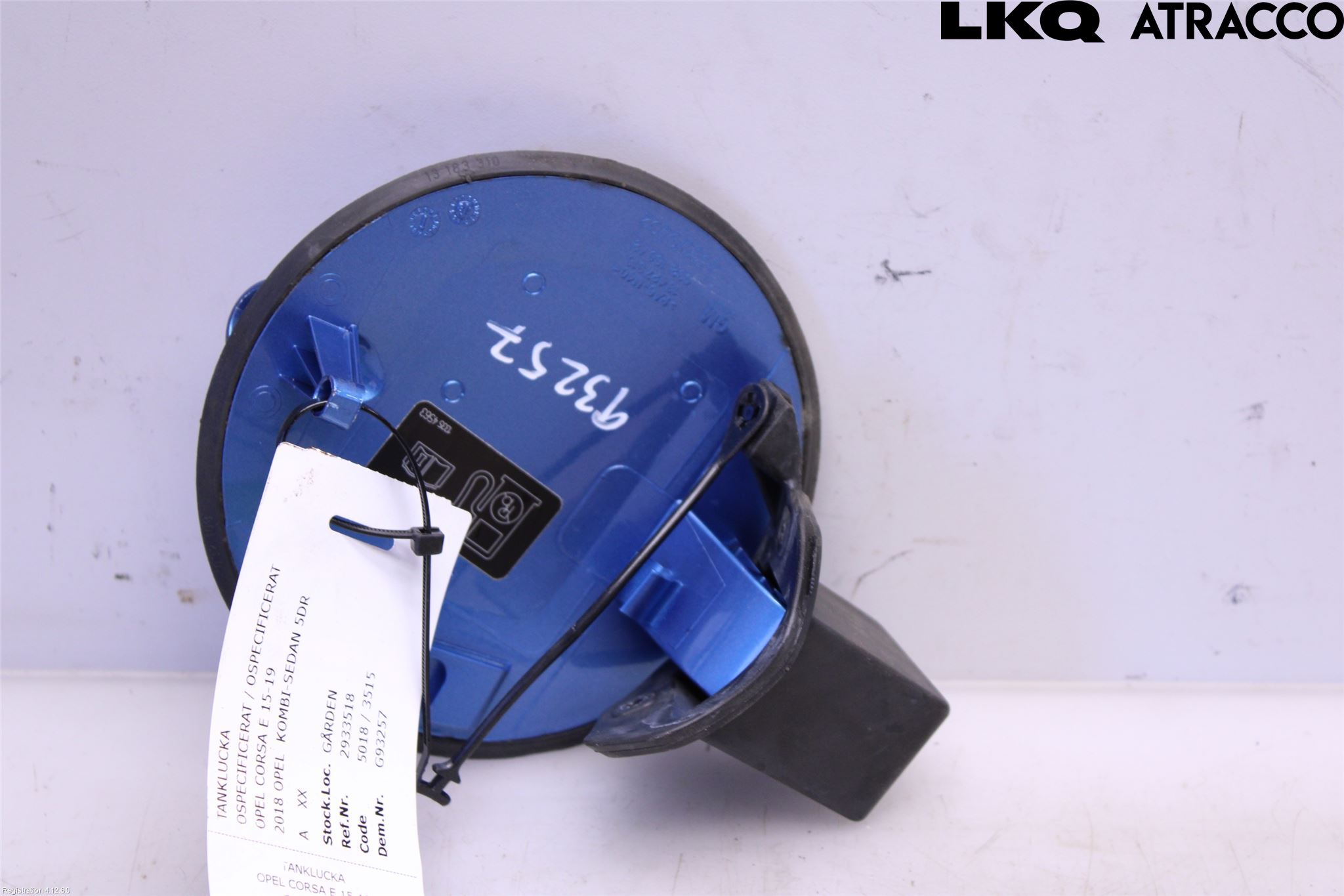 Opel CORSA E 15-19 Tanklucka
