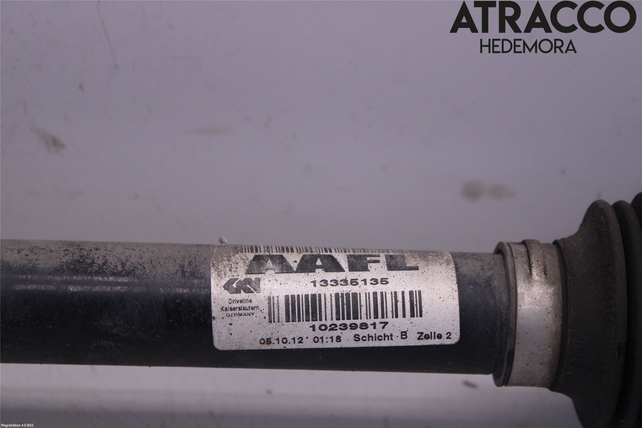 Opel ASTRA J 10-15 Drivaxel Fram Vänster
