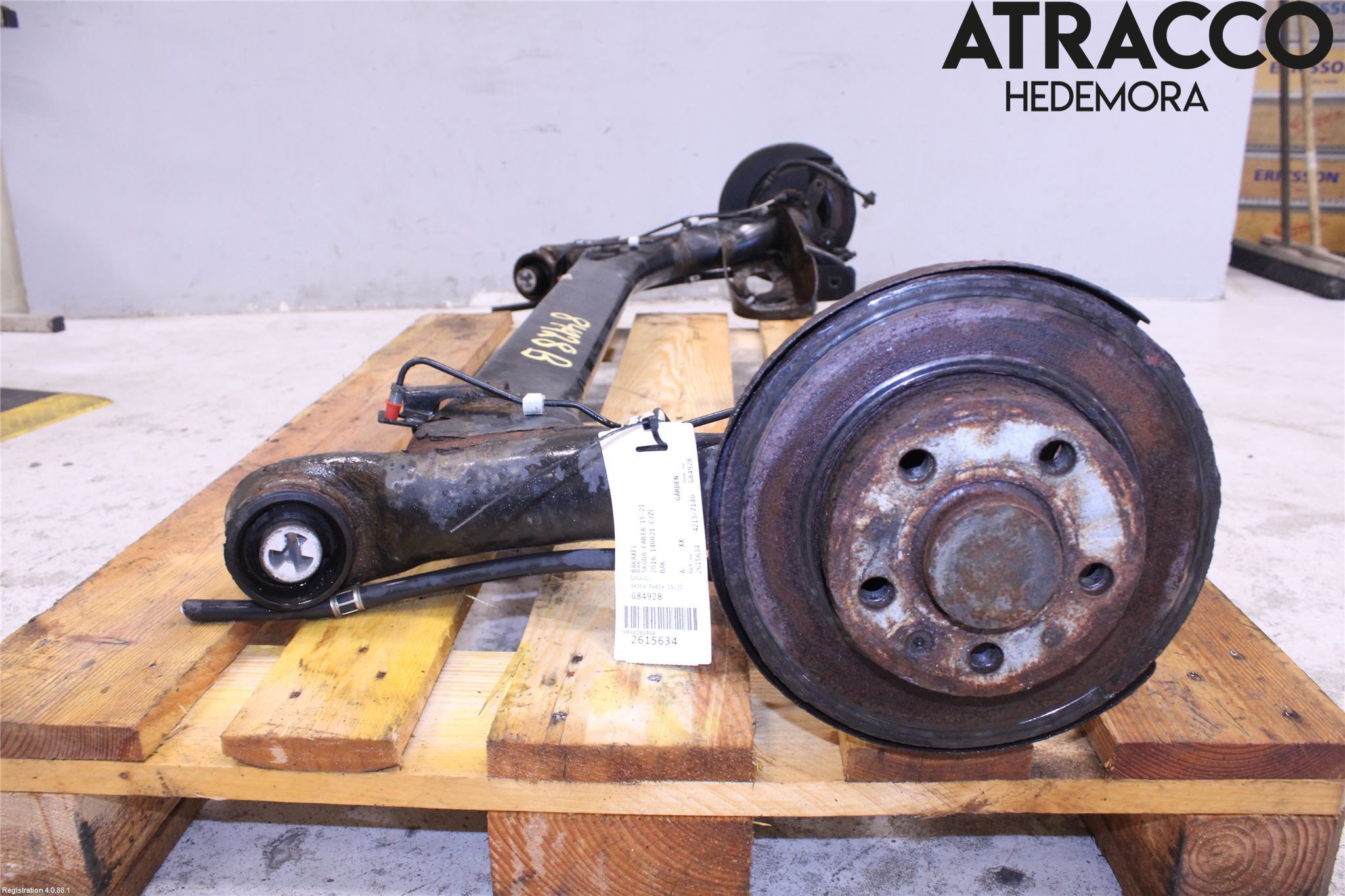 Skoda FABIA 15-21 Bakaxel