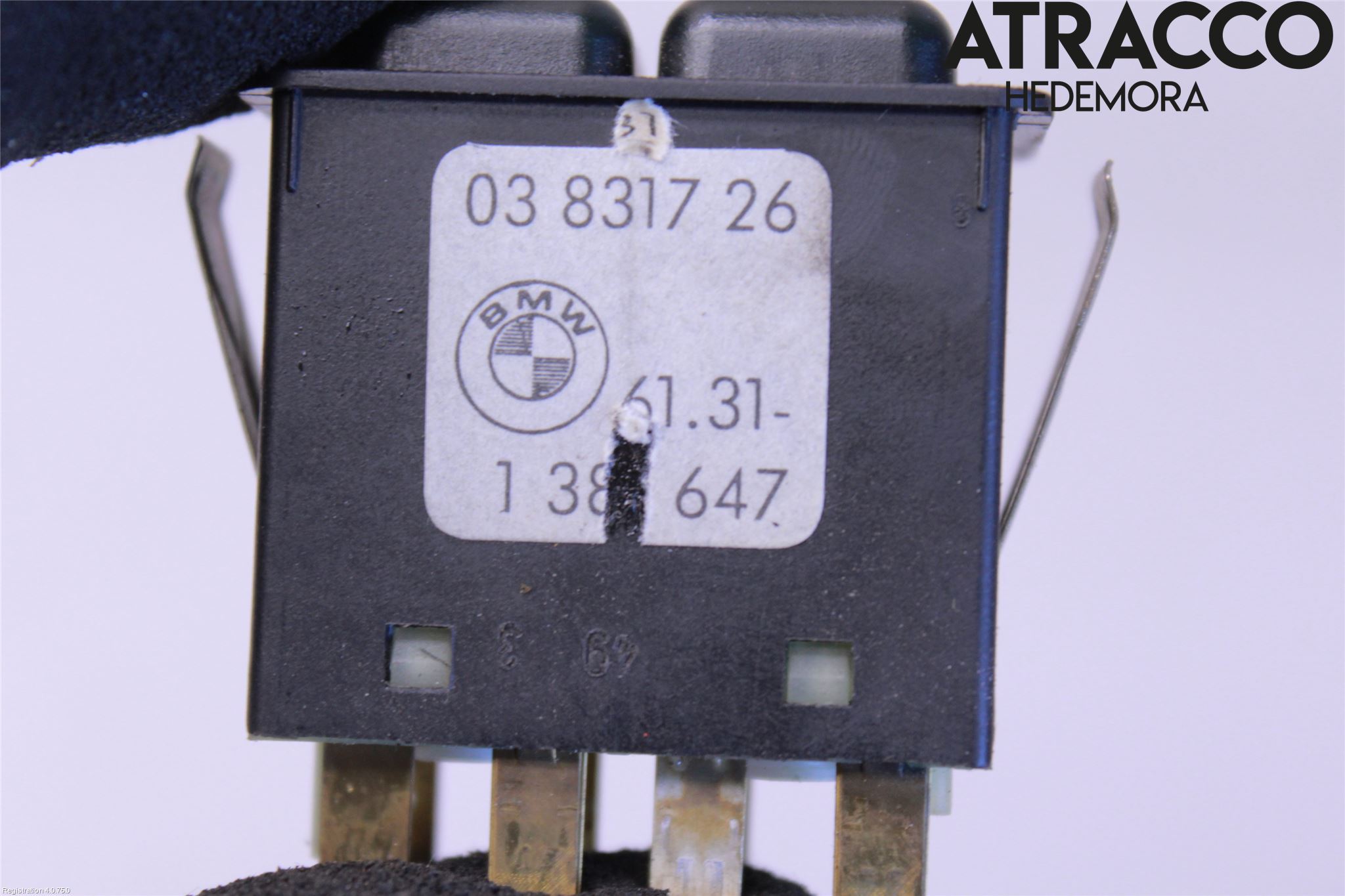 BMW 3 E30 83-94 Strömställare Tork-Spol Bakruta