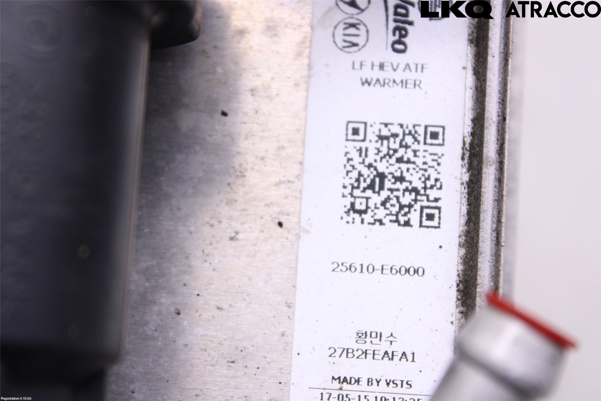 Kia OPTIMA 16-20 Oljekylare Automat