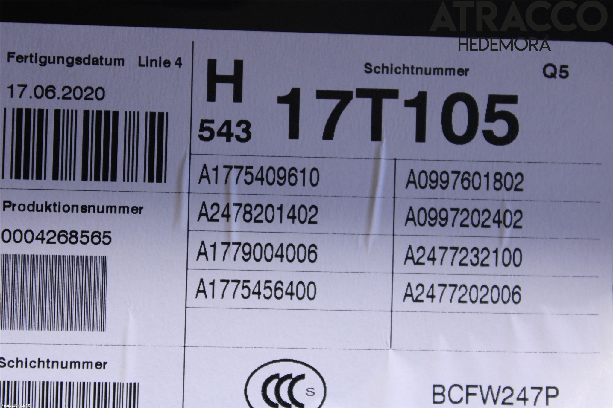 Mercedes-Benz MB GLA-KLASS (H247) 20- Fönsterhiss El Kompl
