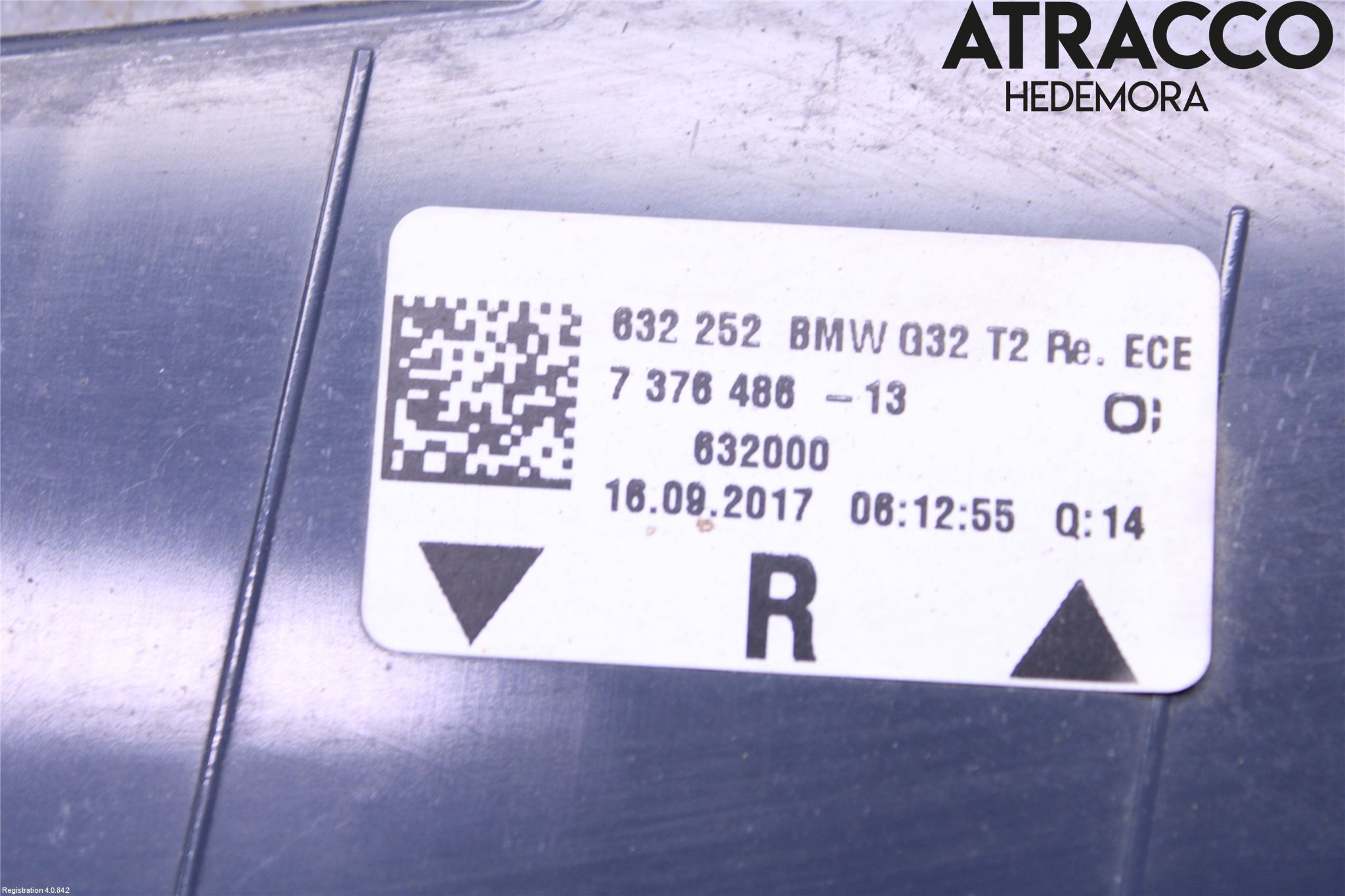 BMW 6 GT G32 18- Bakljus Lucka Hö