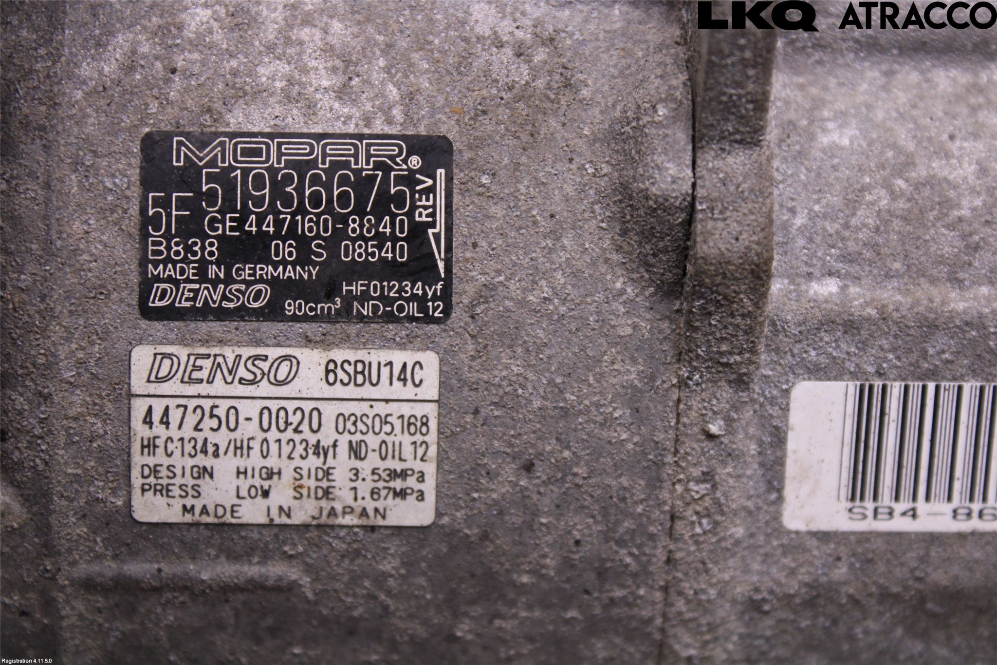 Jeep RENEGADE Ac Kompressor