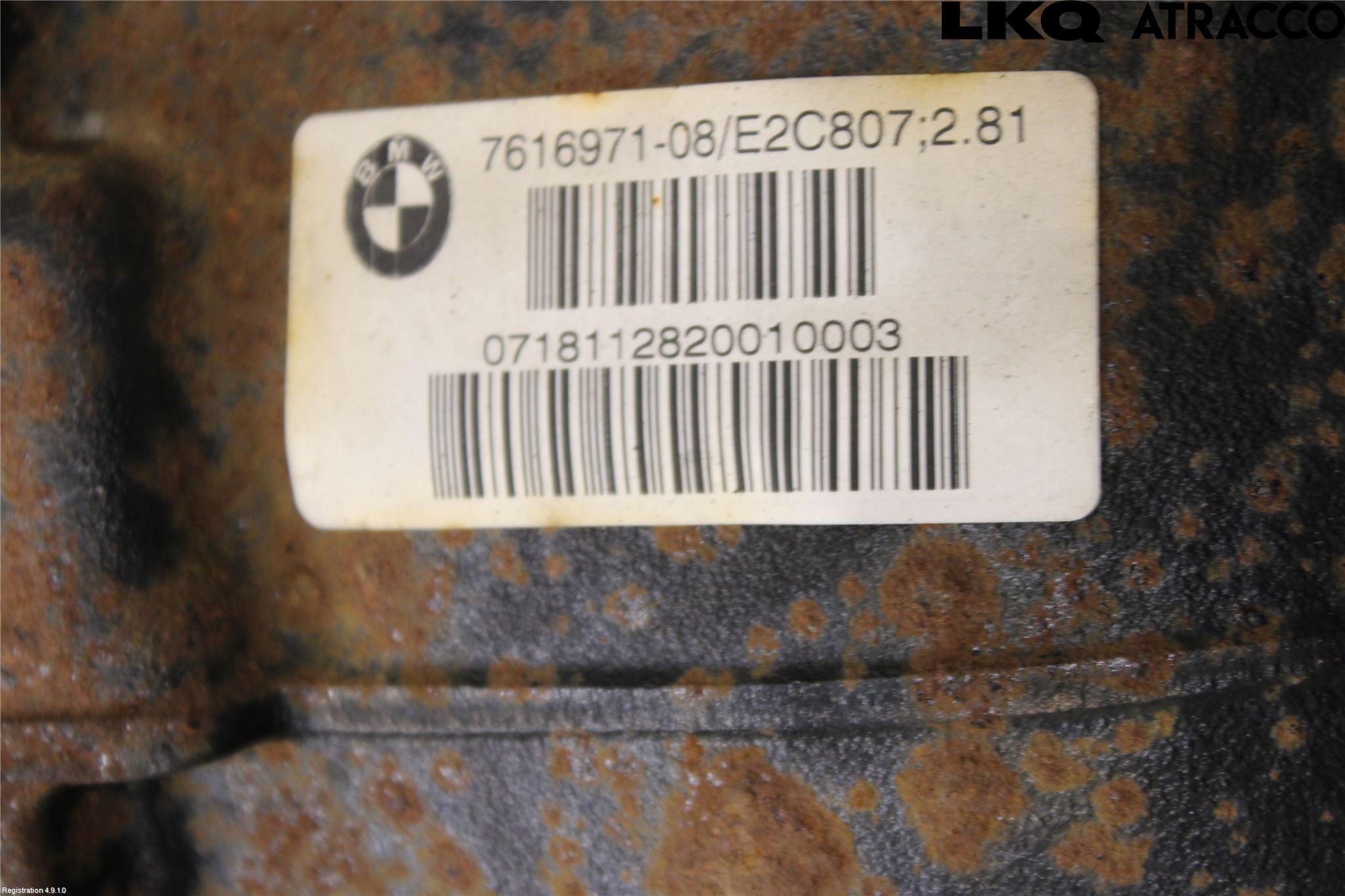 BMW 1 F20/F21 11-19 Bakväxel-Diff