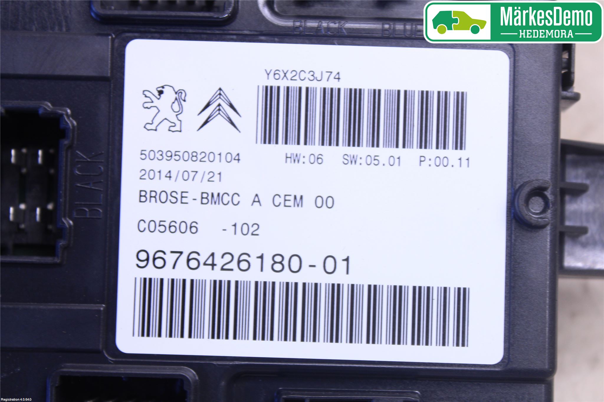 Citroen C4 GRAND PICASSO 14-18 Styrenhet Övrigt