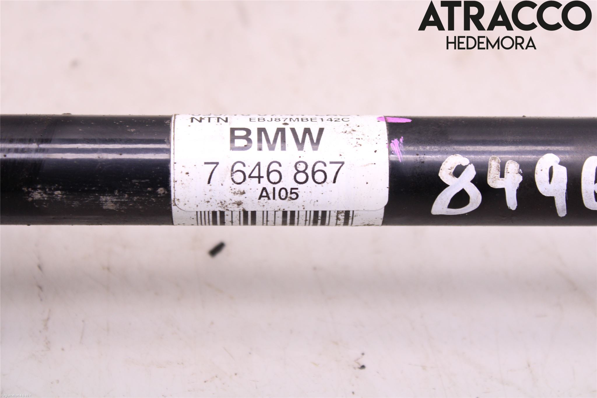 BMW X1 F48 15-22 Drivaxel Bak Vänster