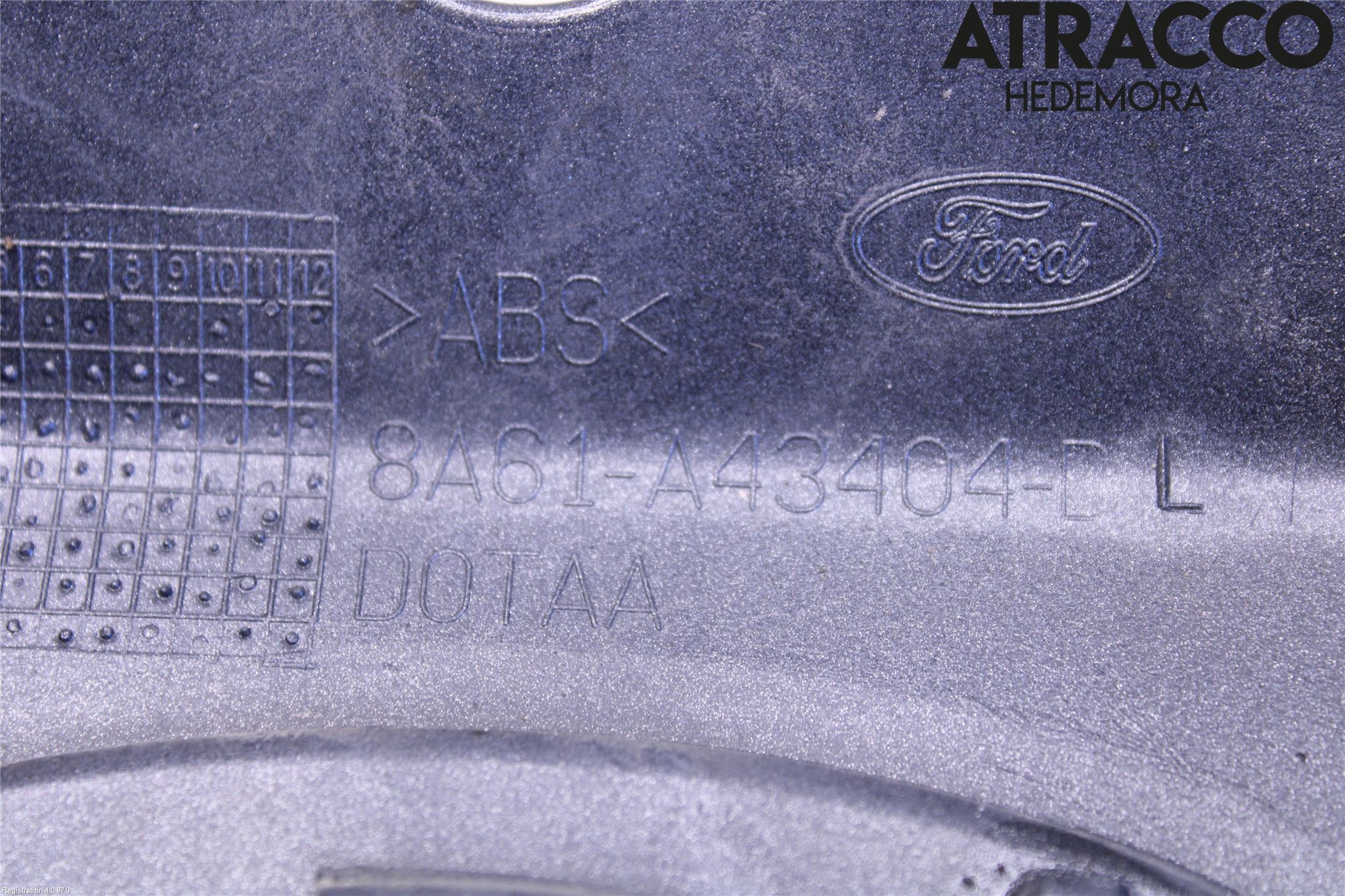Ford FIESTA 13-17 List Bak-Baklucka