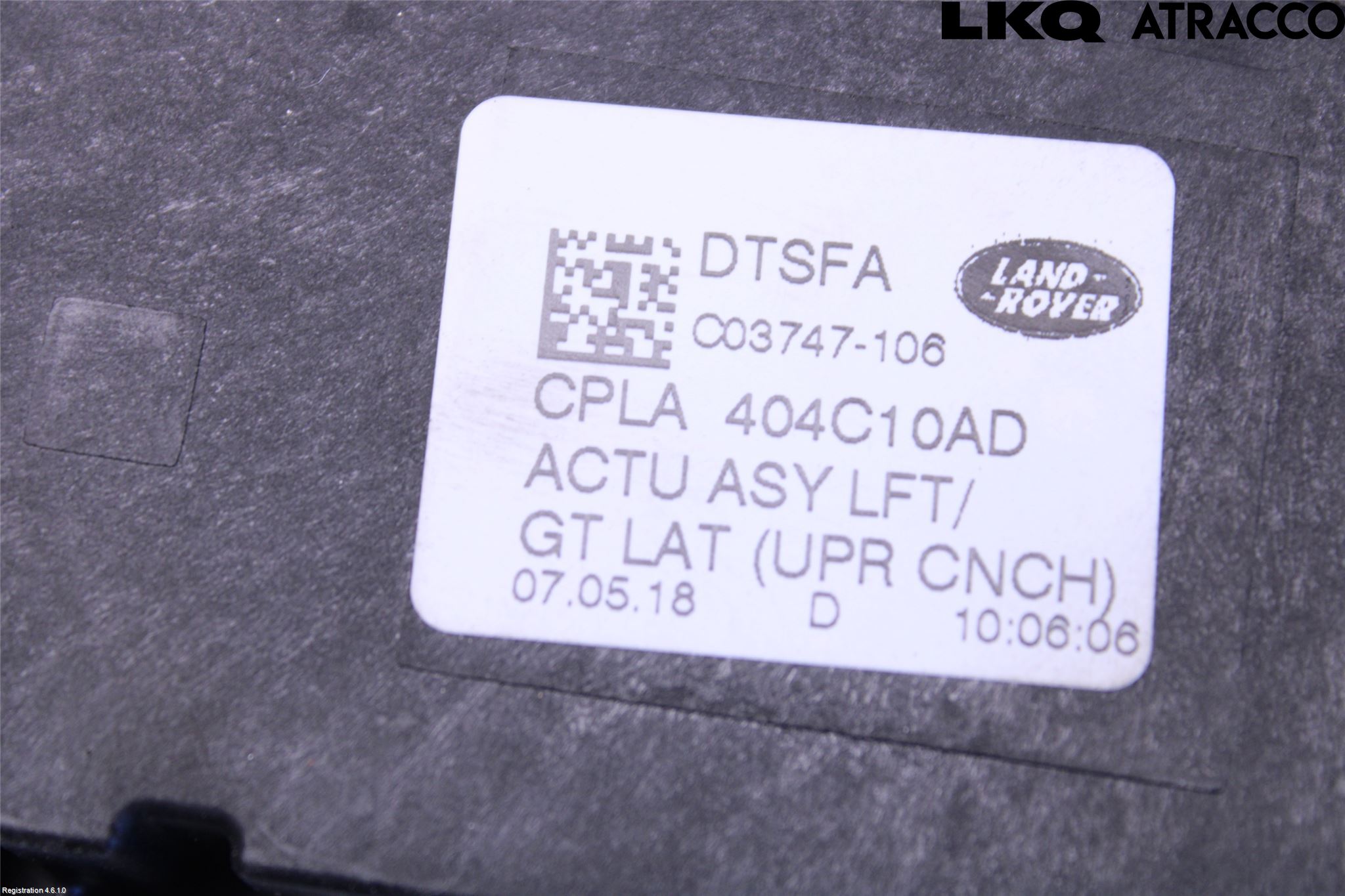 Landrover RANGE ROVER VELAR (L560) 17- Centrallåsmot Baklucka