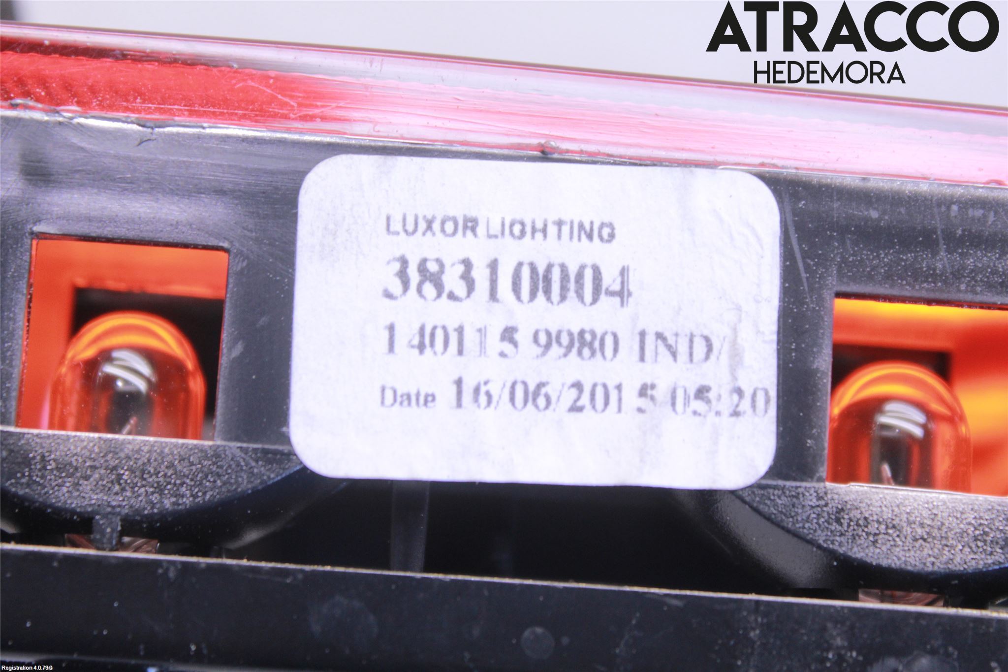 Citroen JUMPY 07-16 Bromsljus Bakruta