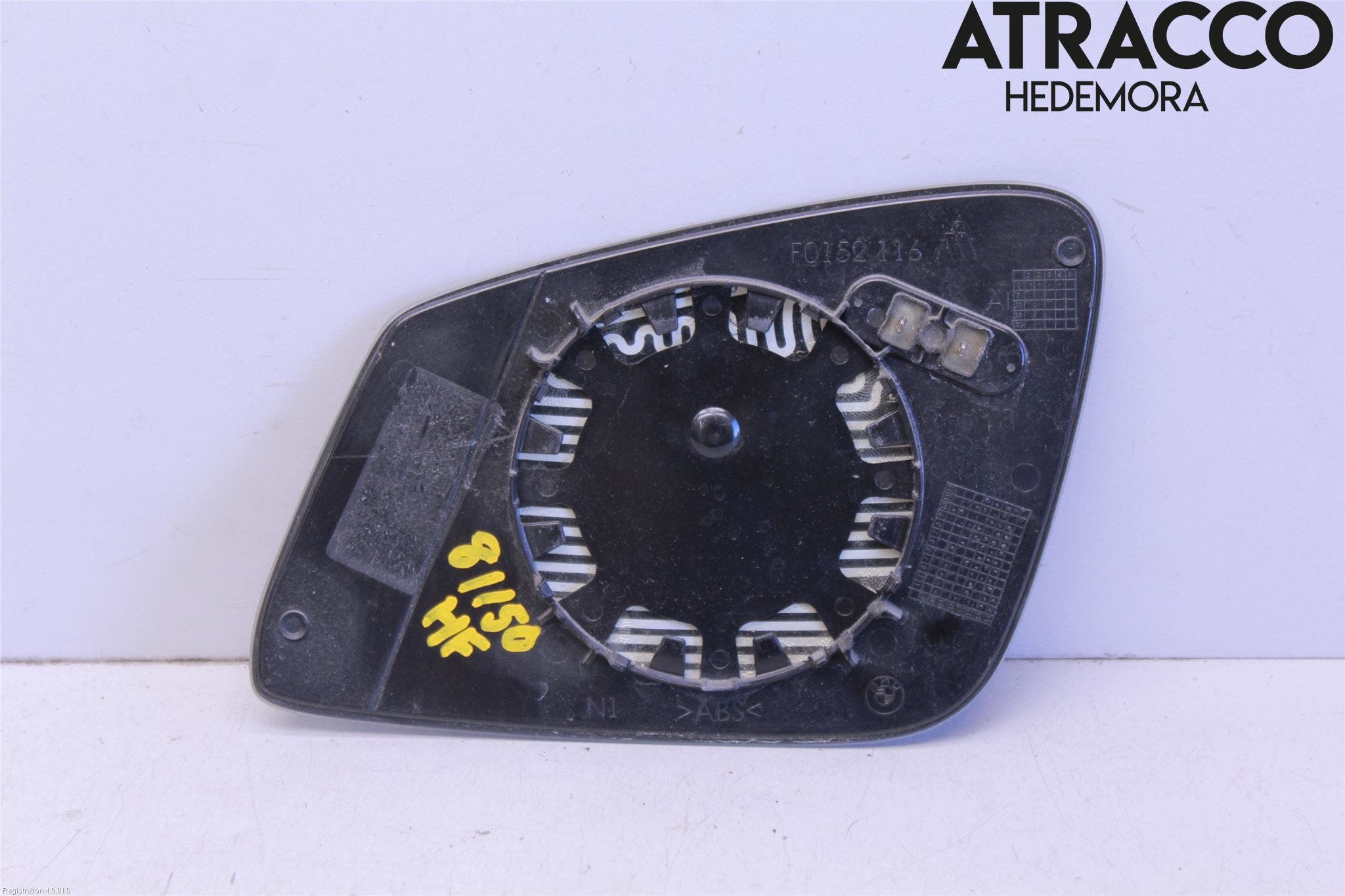 BMW 5 F10/F11/F18 09-17 Spegelglas Hö