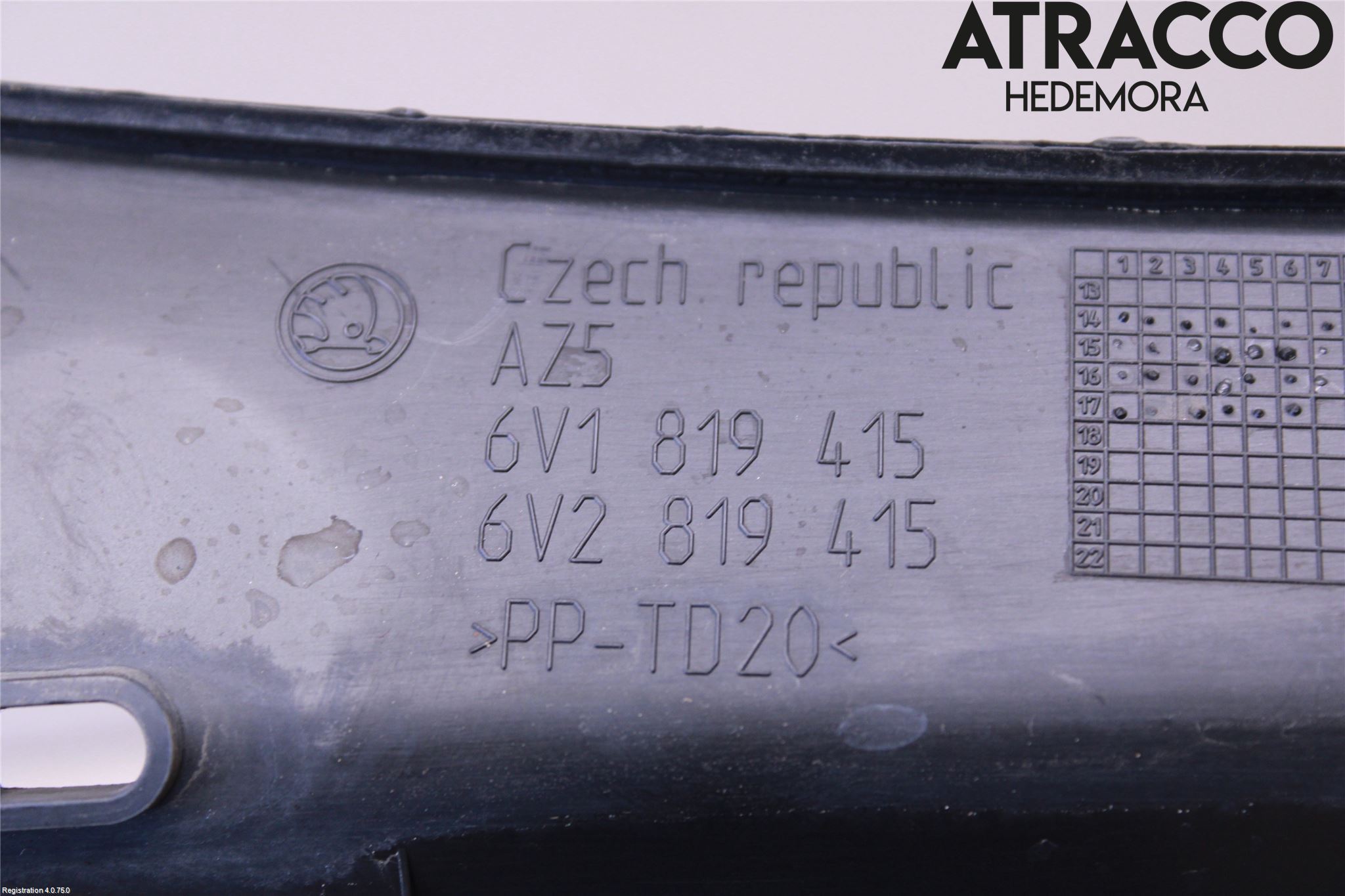 Skoda FABIA 15-21 Torpedplåt-Torpedplast