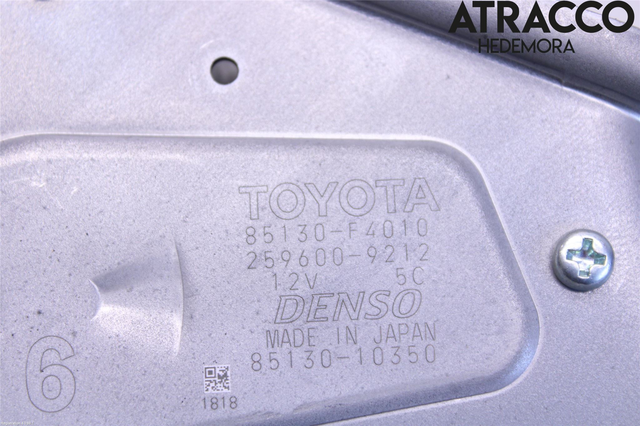 Toyota C-HR 16-23 Torkarmotor Baklucka
