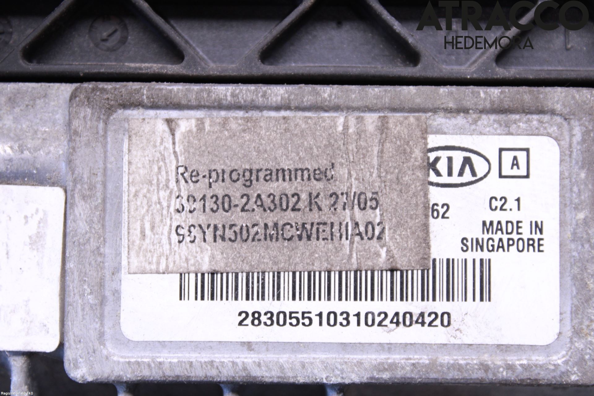 Kia VENGA 10-19 Styrenhet Inspump Diesel