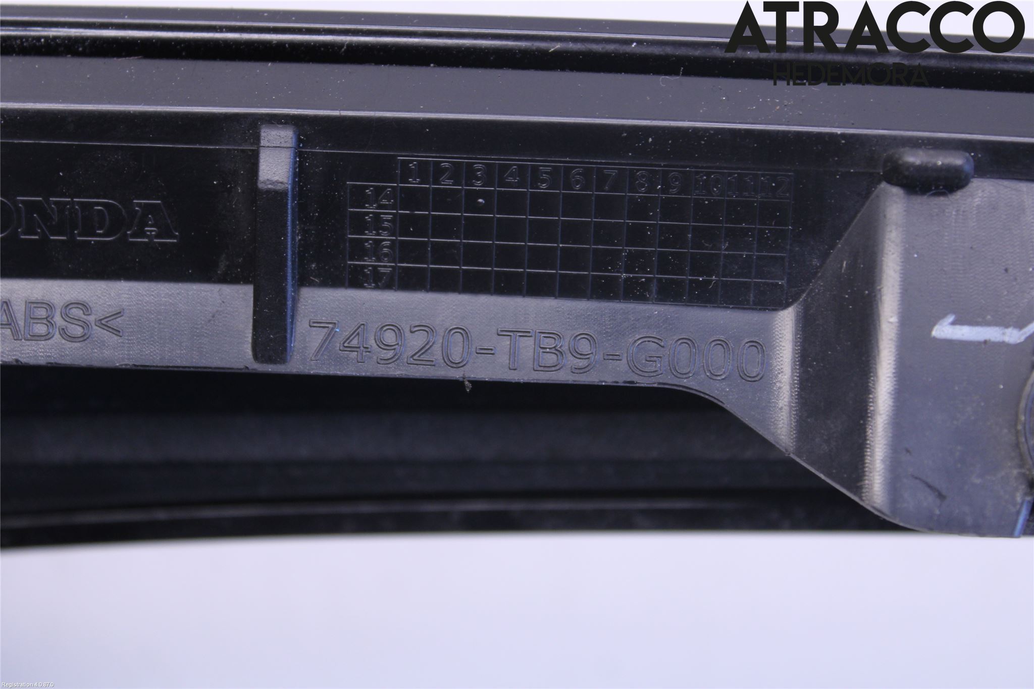 Honda CIVIC 12-16 Spoiler Baklucka
