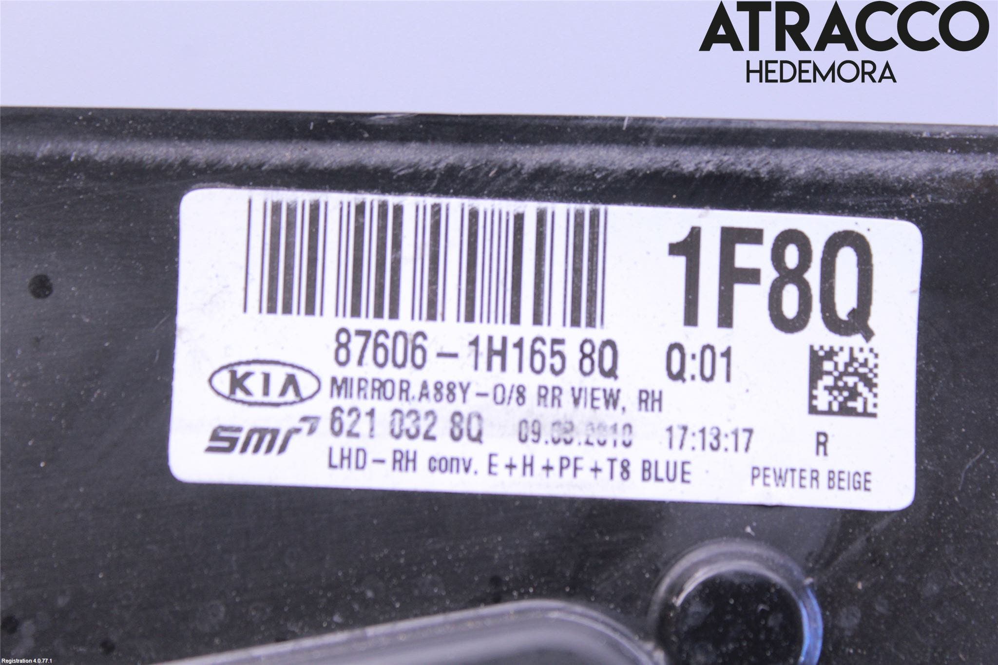 Kia CEED 06-12 Spegel Yttre El Hö