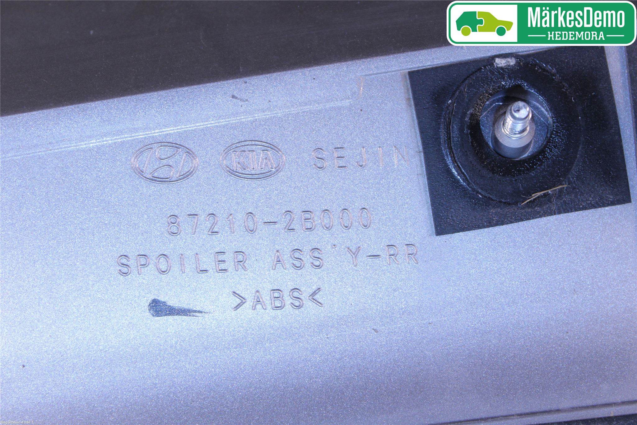 Hyundai SANTA FE  06-12 Spoiler Baklucka