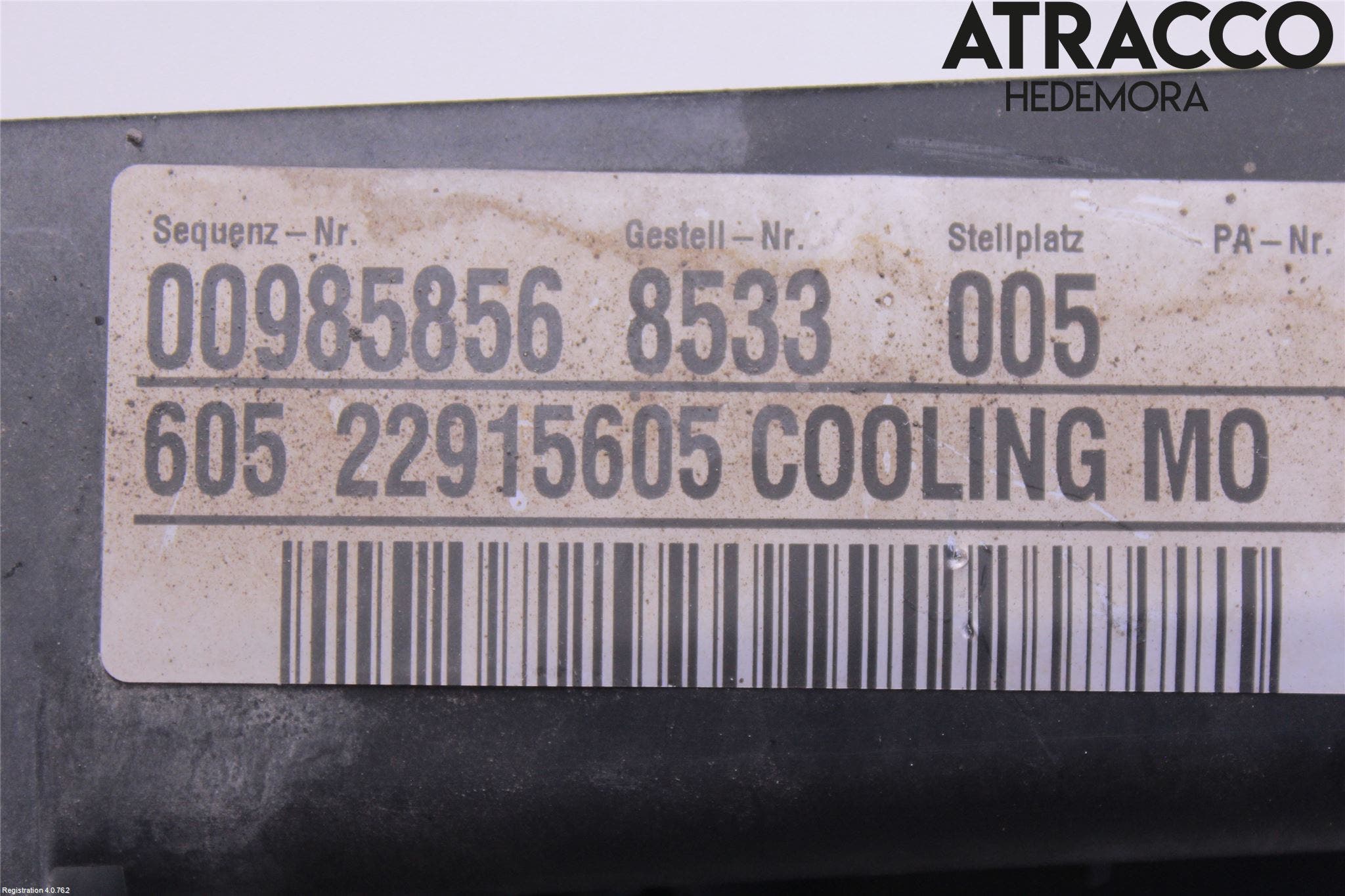 Opel INSIGNIA 09-16 Kylfläkt El