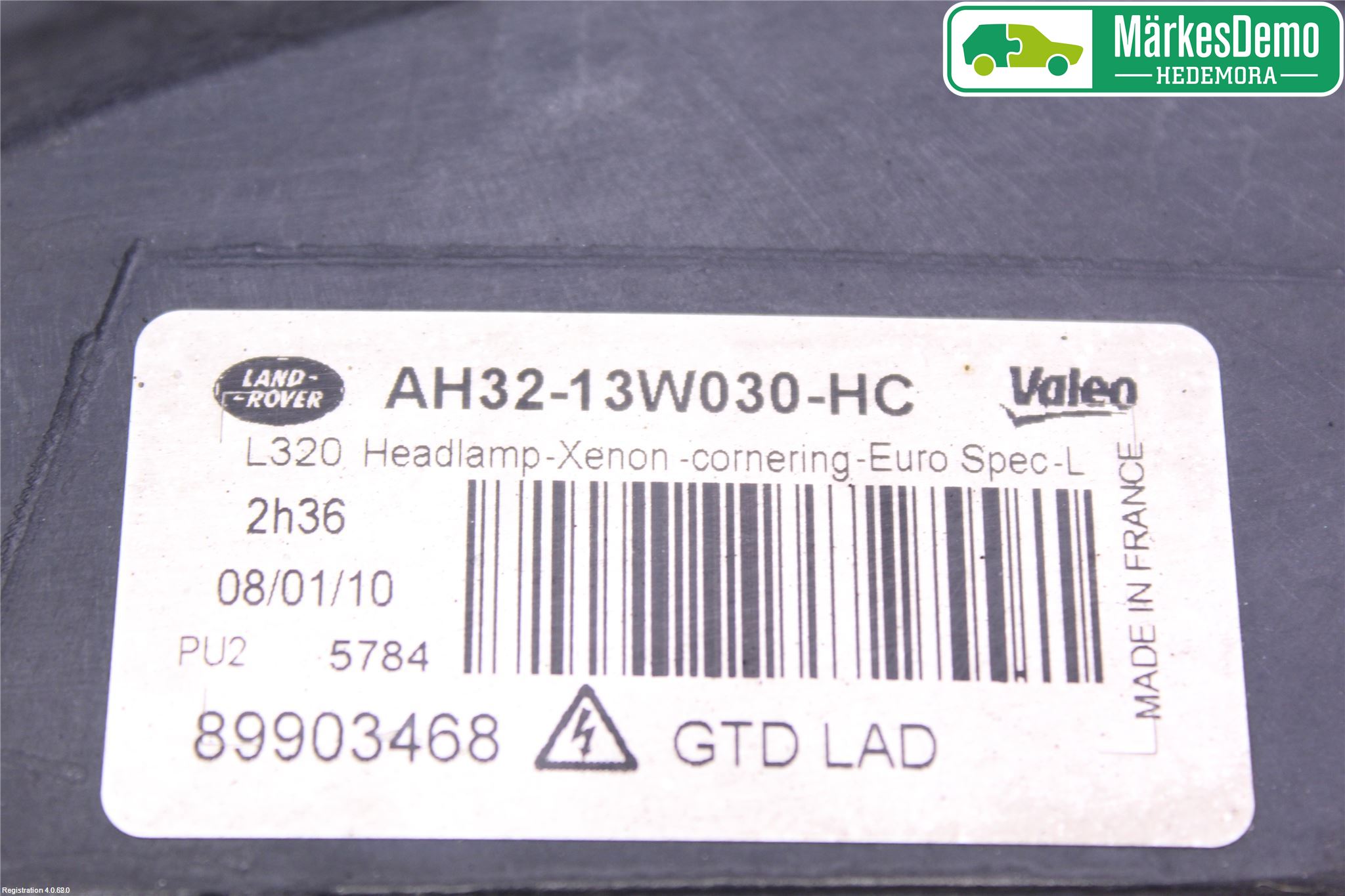 Landrover RANGE ROVER SPORT (L320) 10-13 Strålkastare Vänster