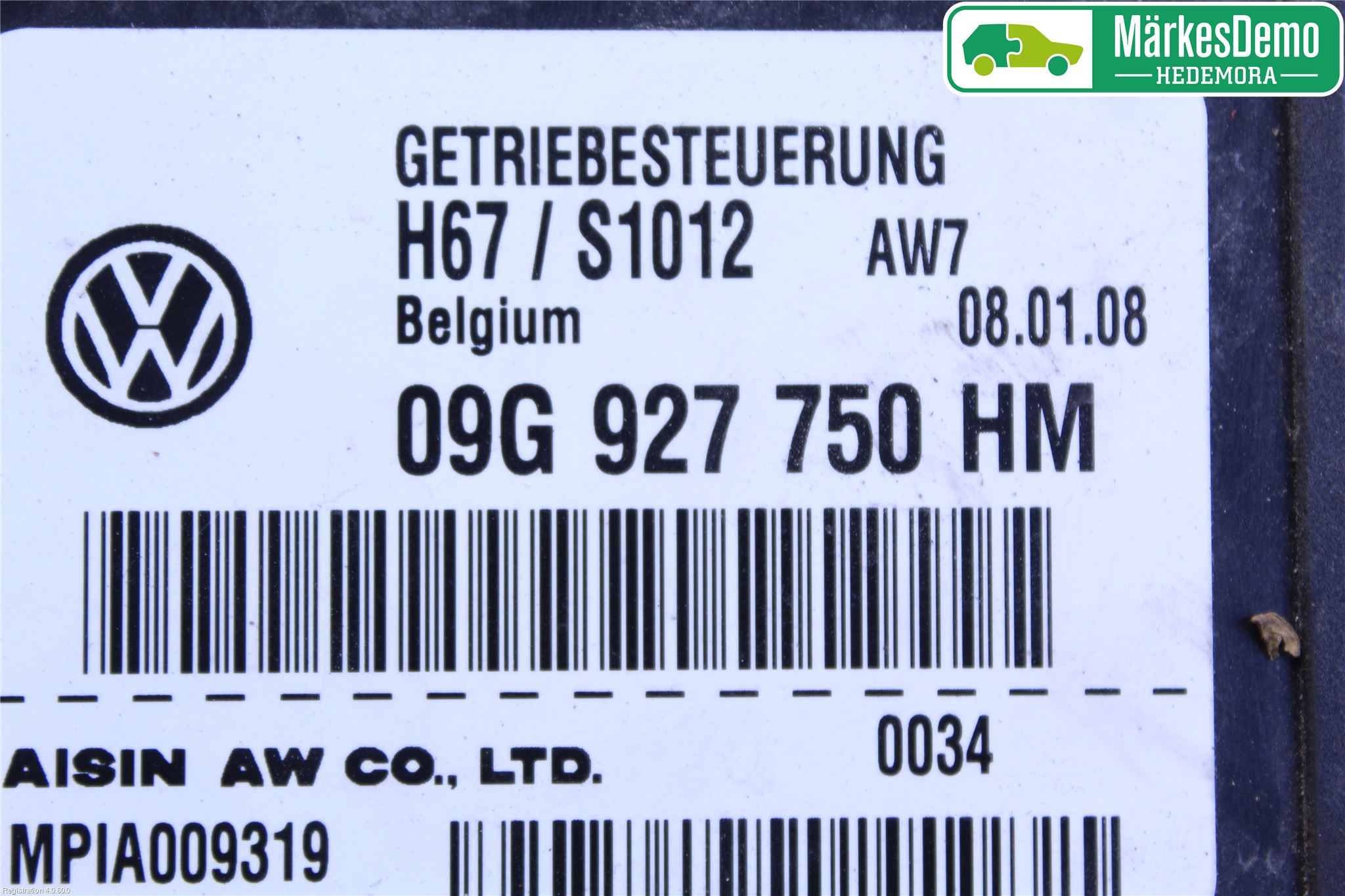 Skoda FABIA 07-14 Styrenhet Växellåda