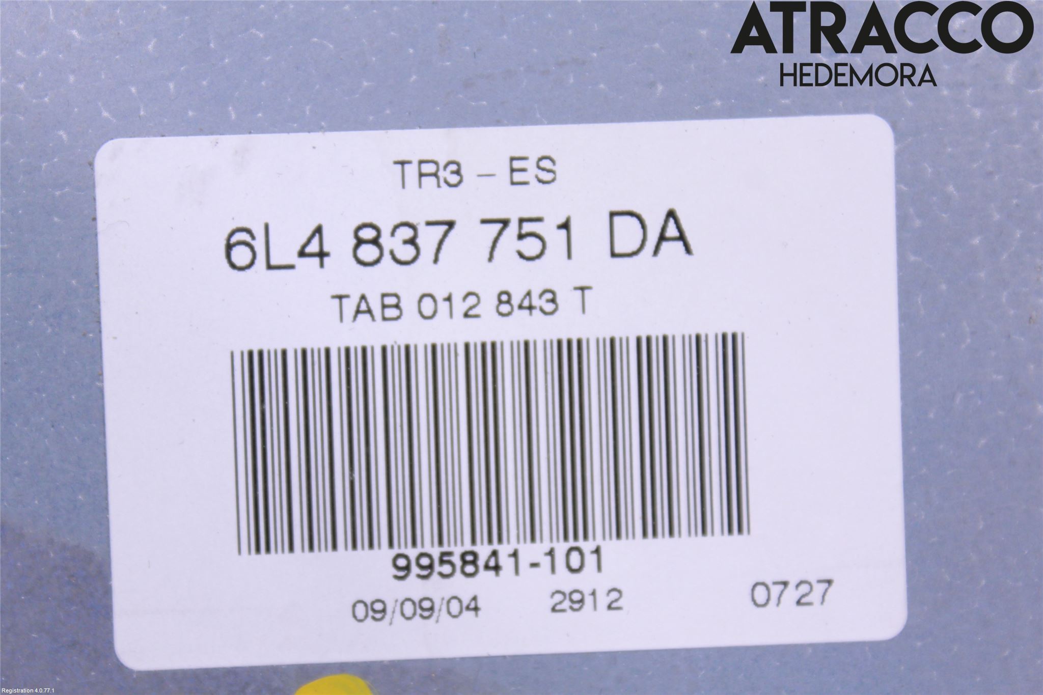 Seat CORDOBA 03-09 Fönsterhiss El Kompl