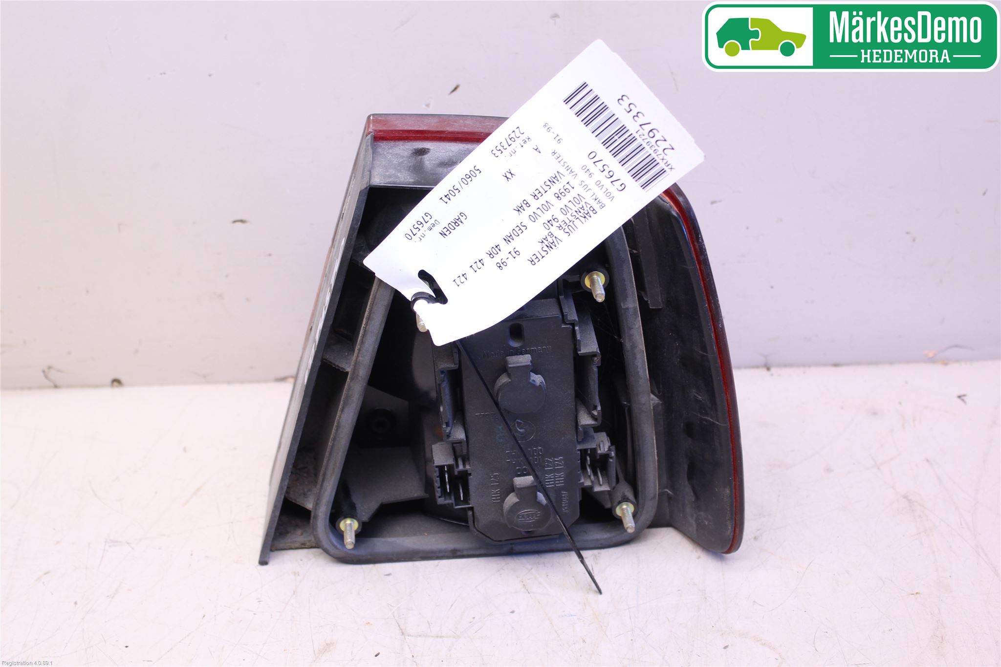 Volvo 940 91-98 Bakljus Vänster