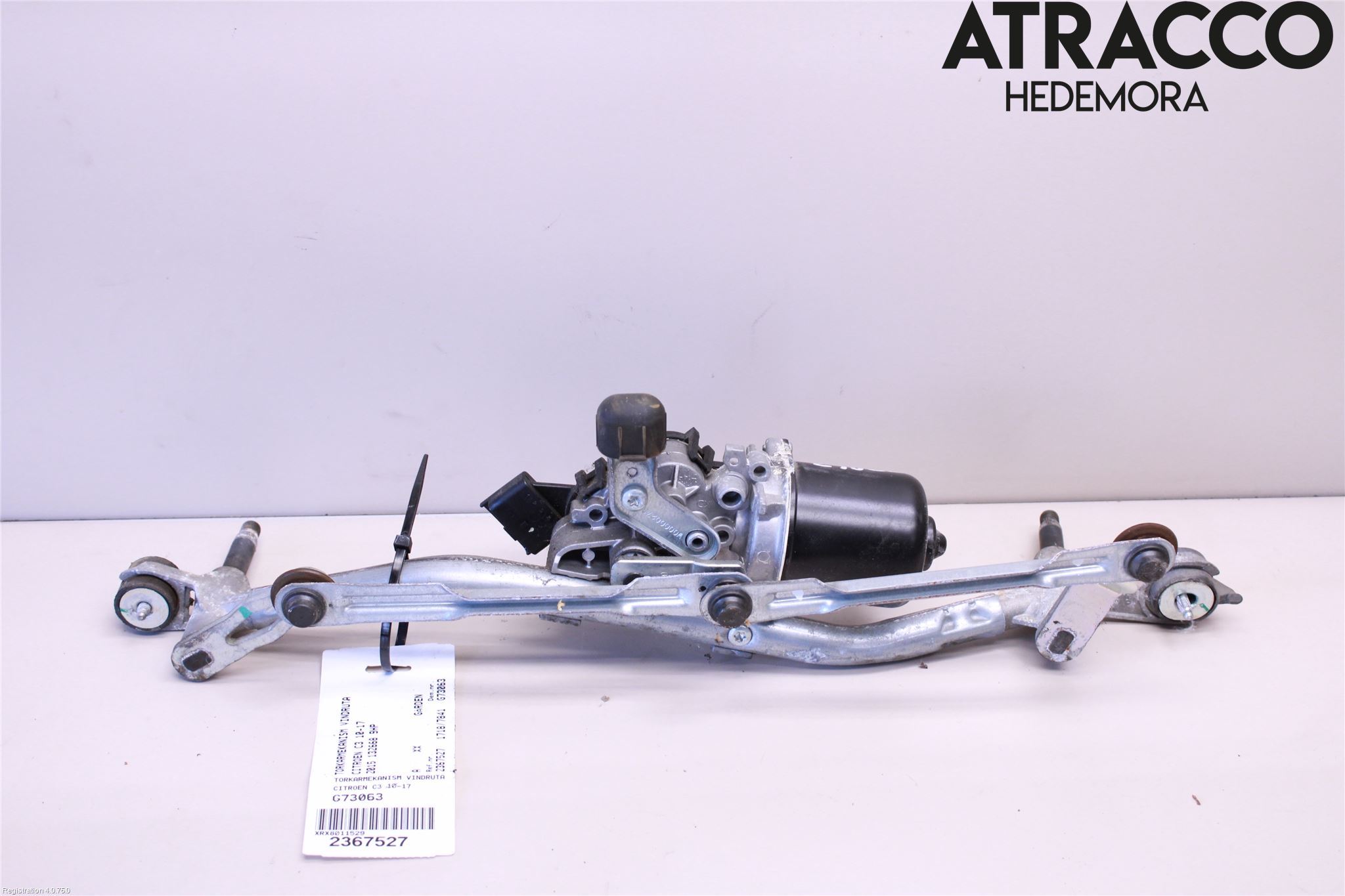Citroen C3 10-17 Torkarmekanism Vindruta