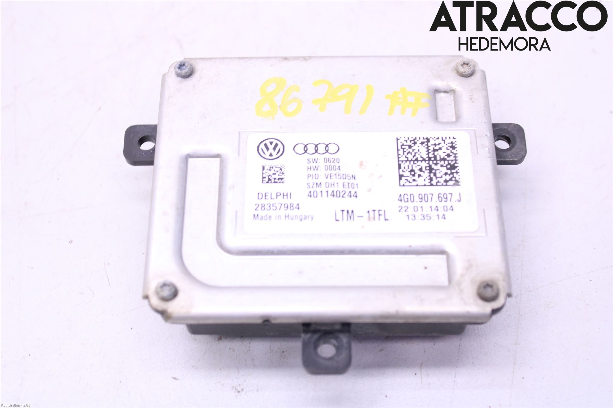 Audi A7/S7 4G 11-17 Styrenhet Strålkastare