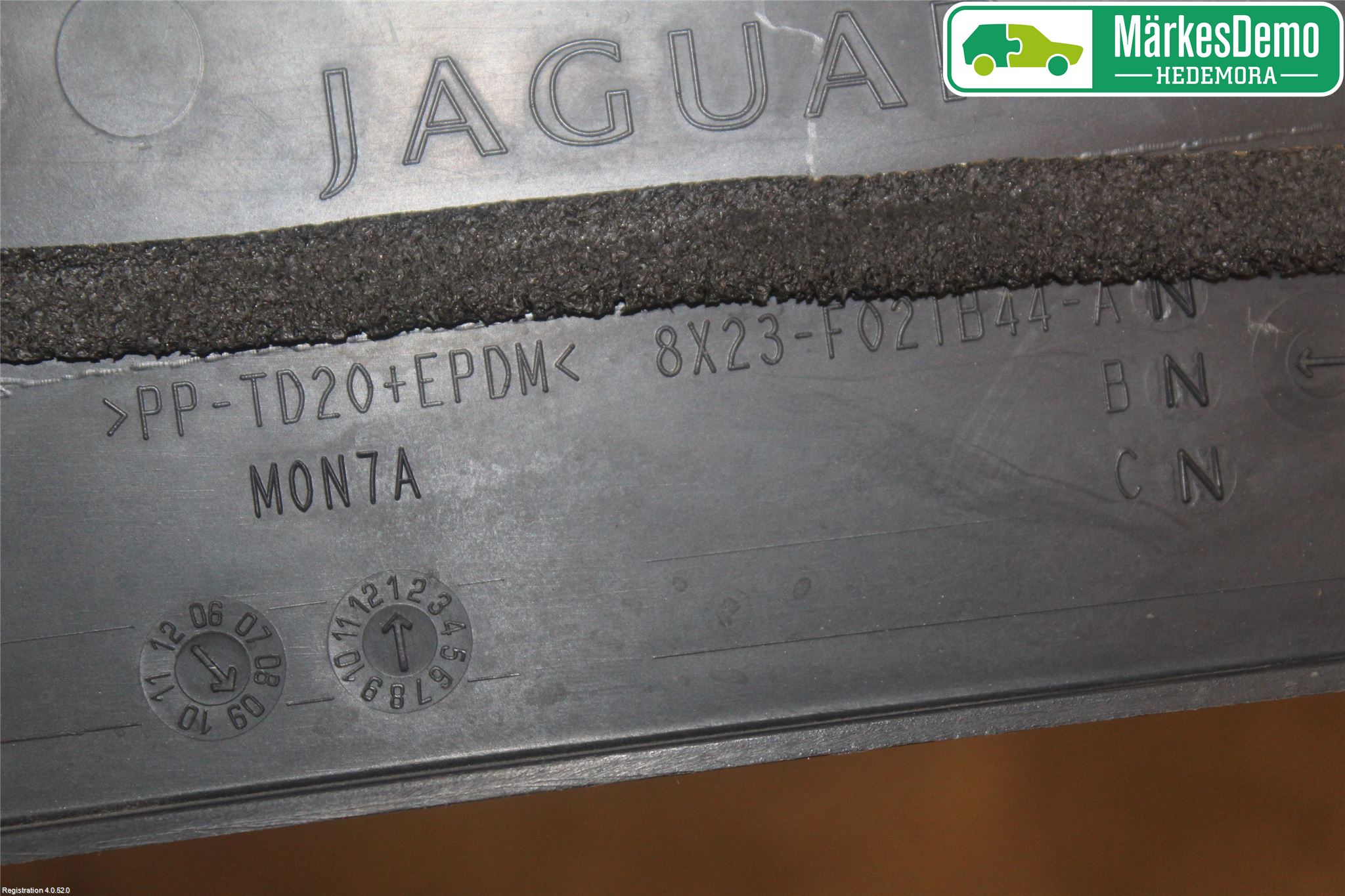 Jaguar XF 08-15 Torpedplåt-Torpedplast