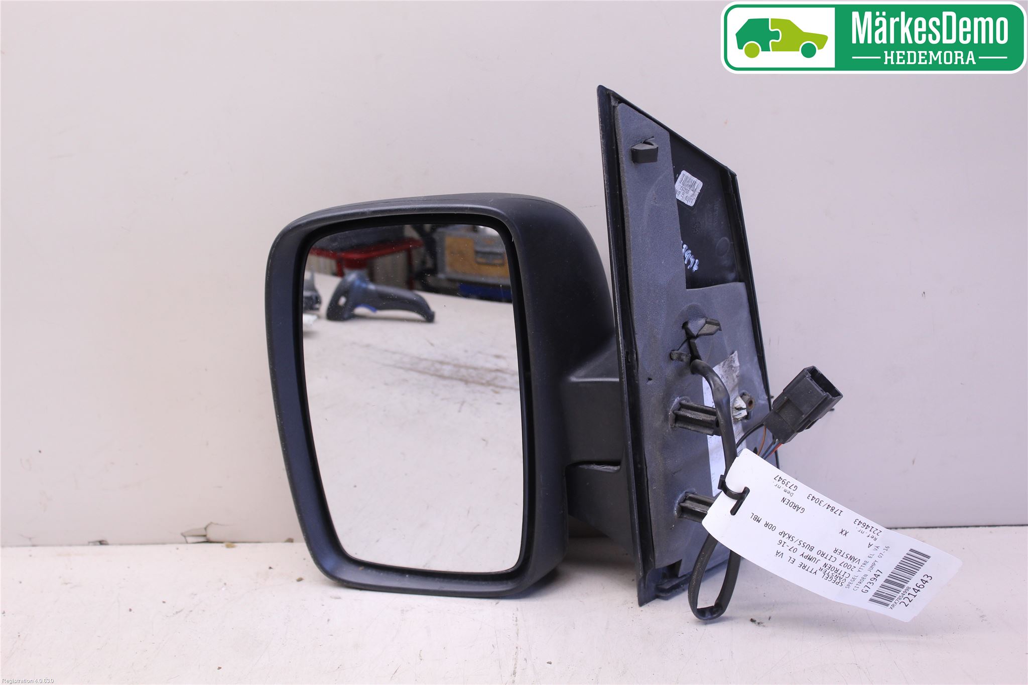 Citroen JUMPY 07-16 Spegel Yttre El Vä