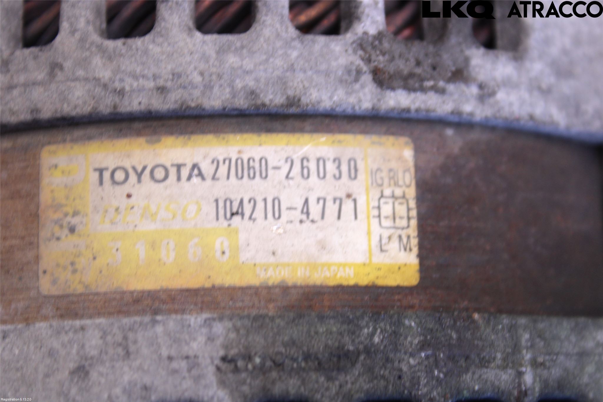 Toyota RAV 4 06-12 Generator